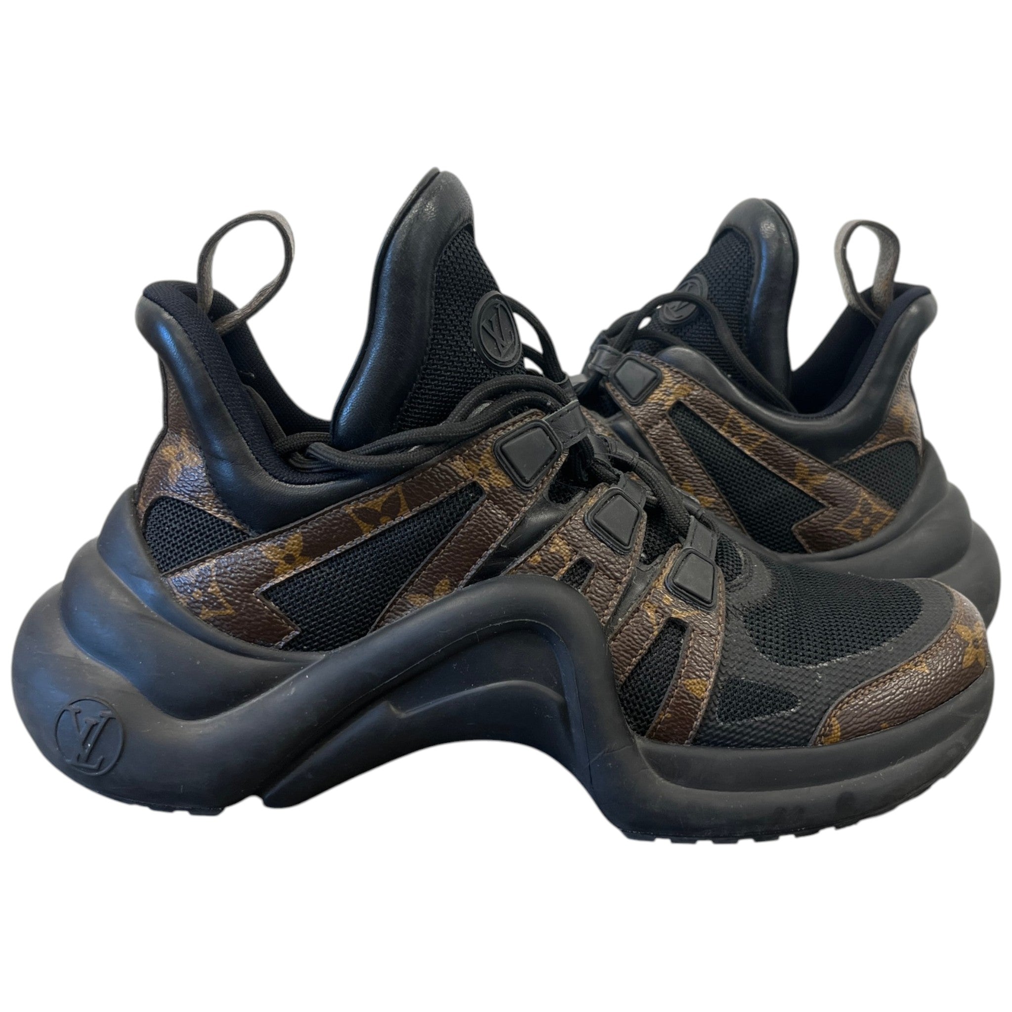 Women's Monogram Archlight Low Trainers Black Size EU 38.5 / UK 5.5