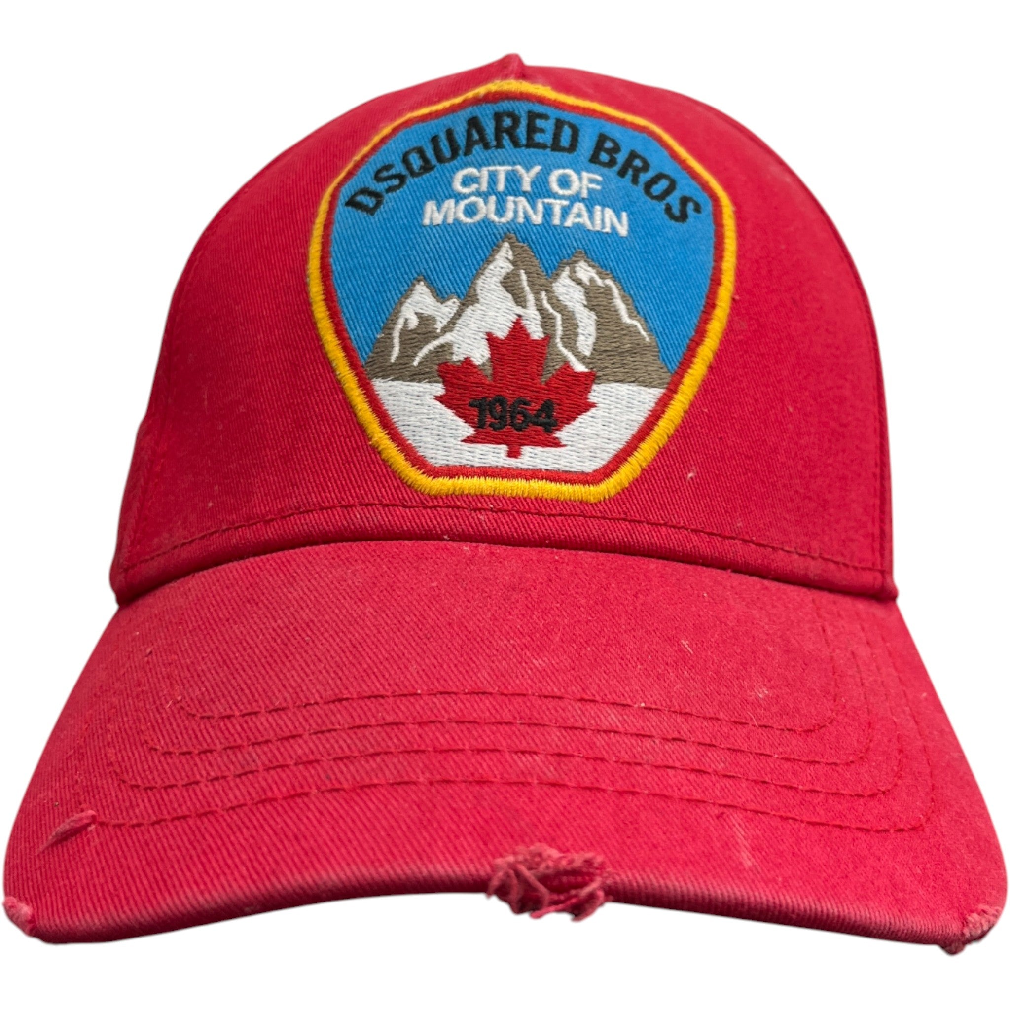 Men's City Of Mountain Hat Red