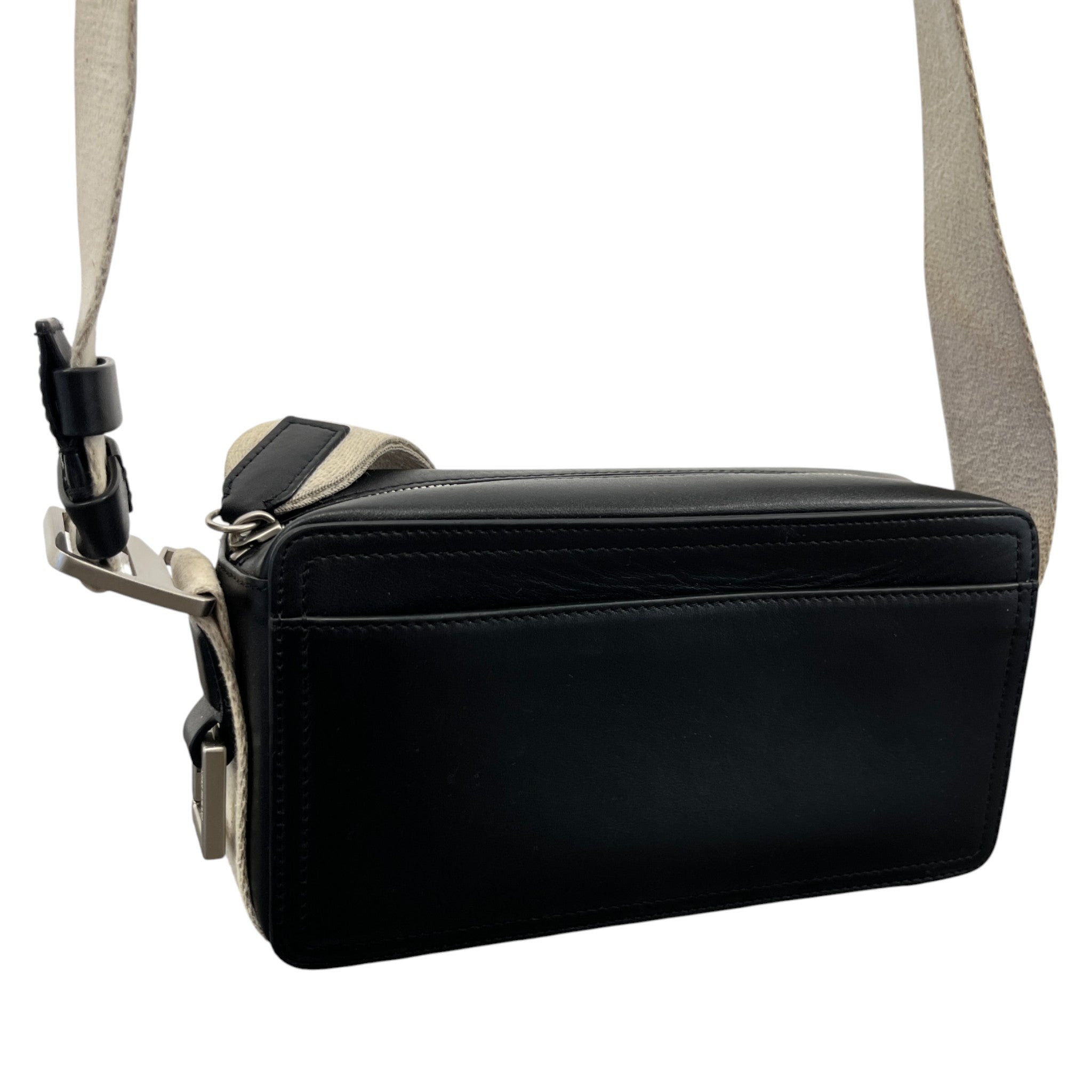 Men's The Horizontal Cuerda Messenger Bag Black