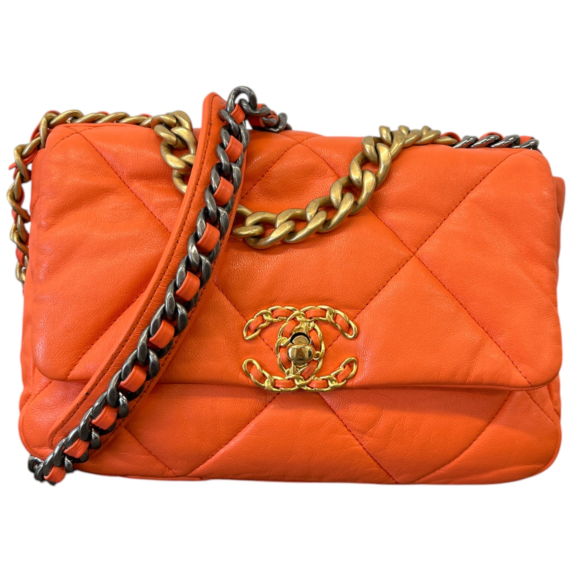 Women's 19 Quilted Bag Orange