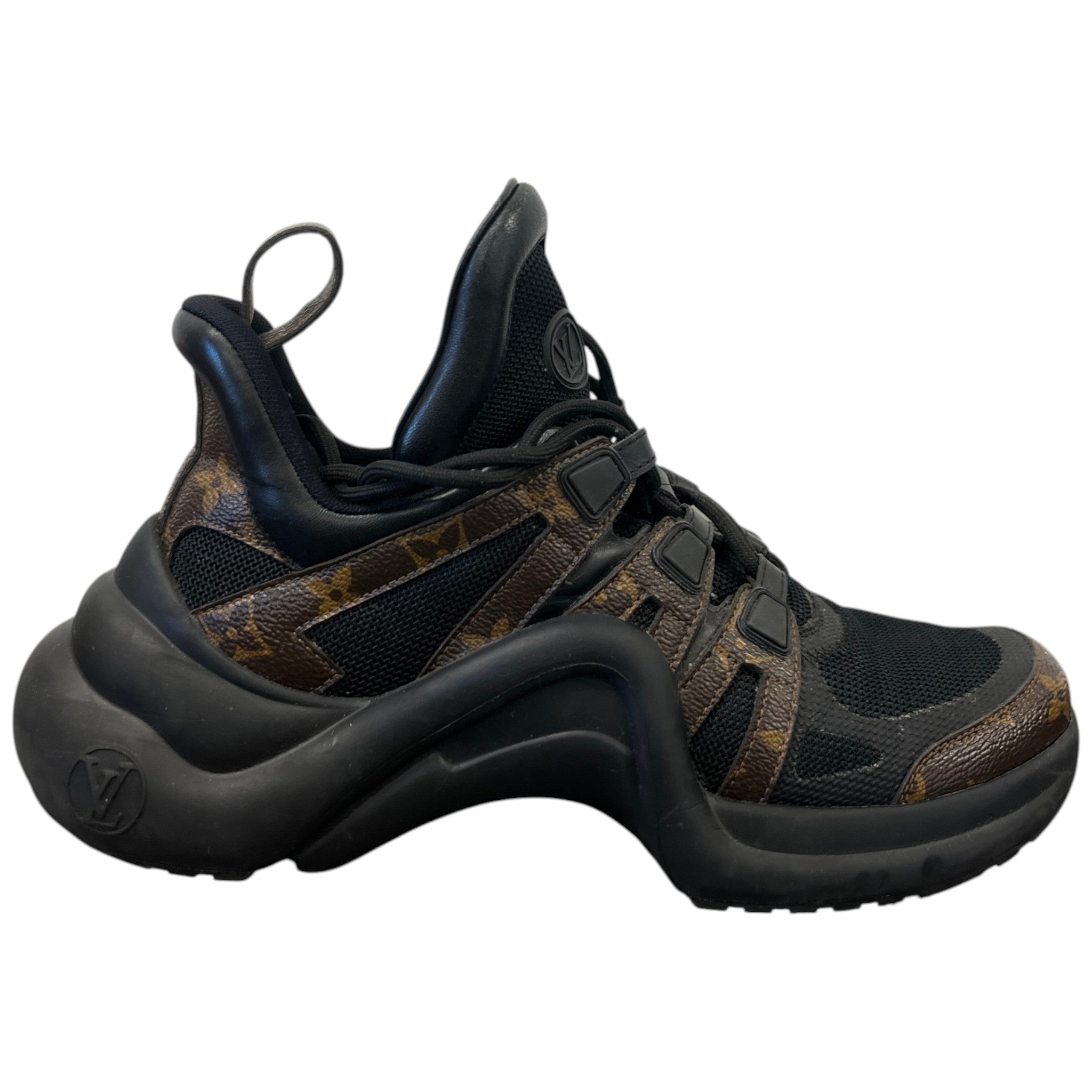 Women's Monogram Archlight Low Trainers Black Size EU 38.5 / UK 5.5