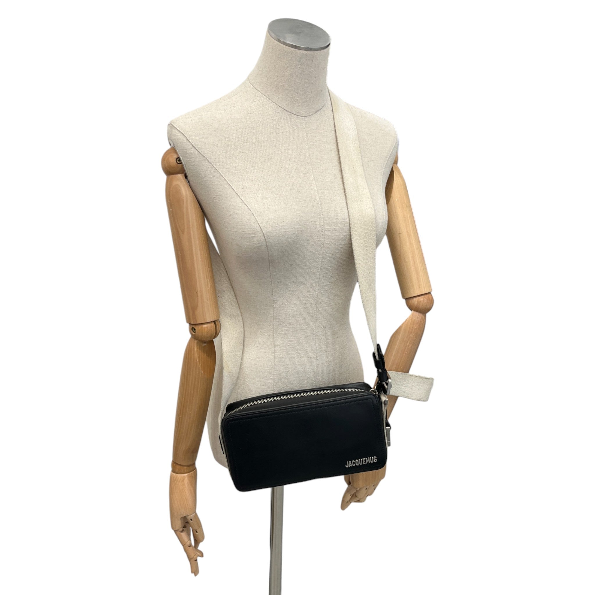 Men's The Horizontal Cuerda Messenger Bag Black