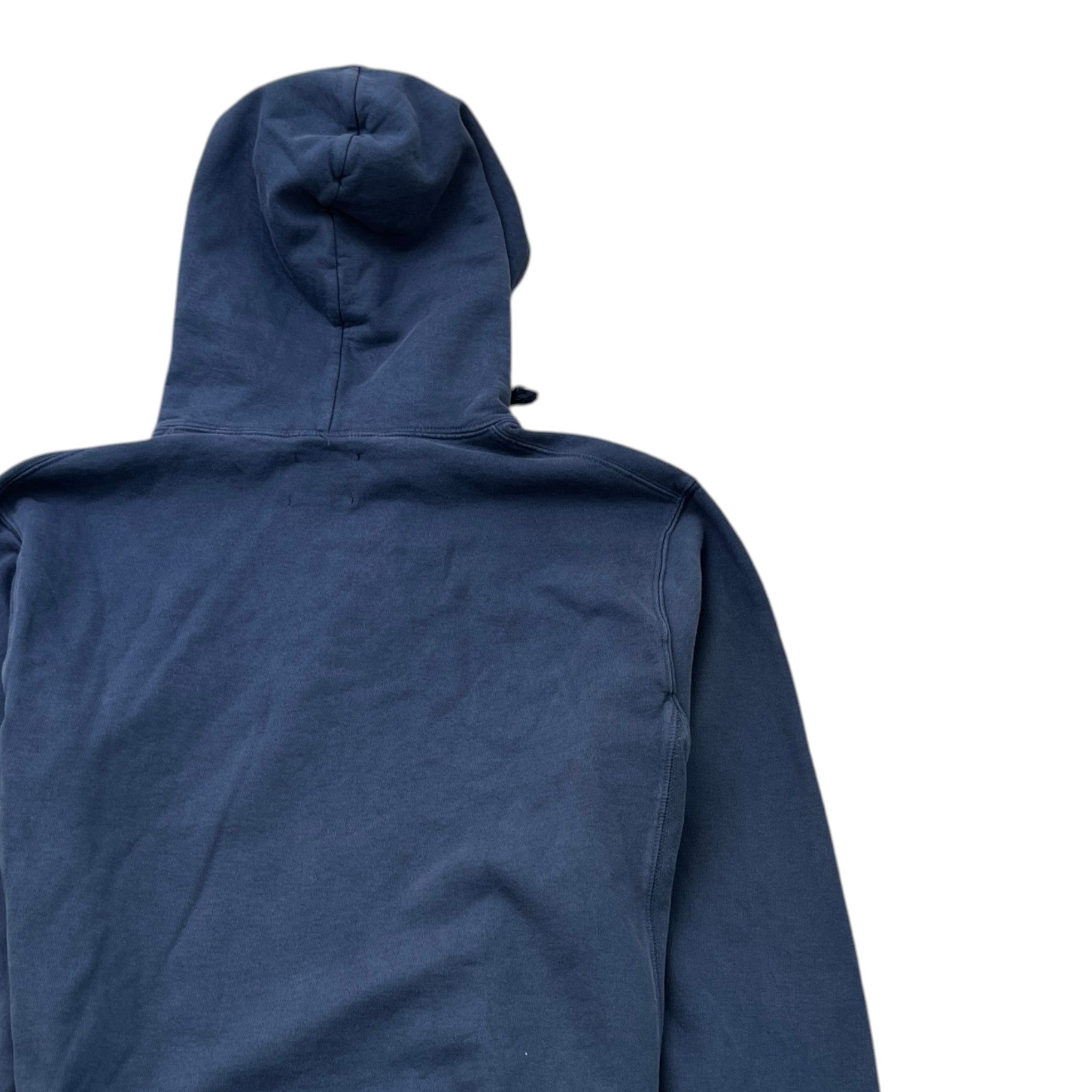 Men's Atk Stacked Logo Hoodie Navy Size M