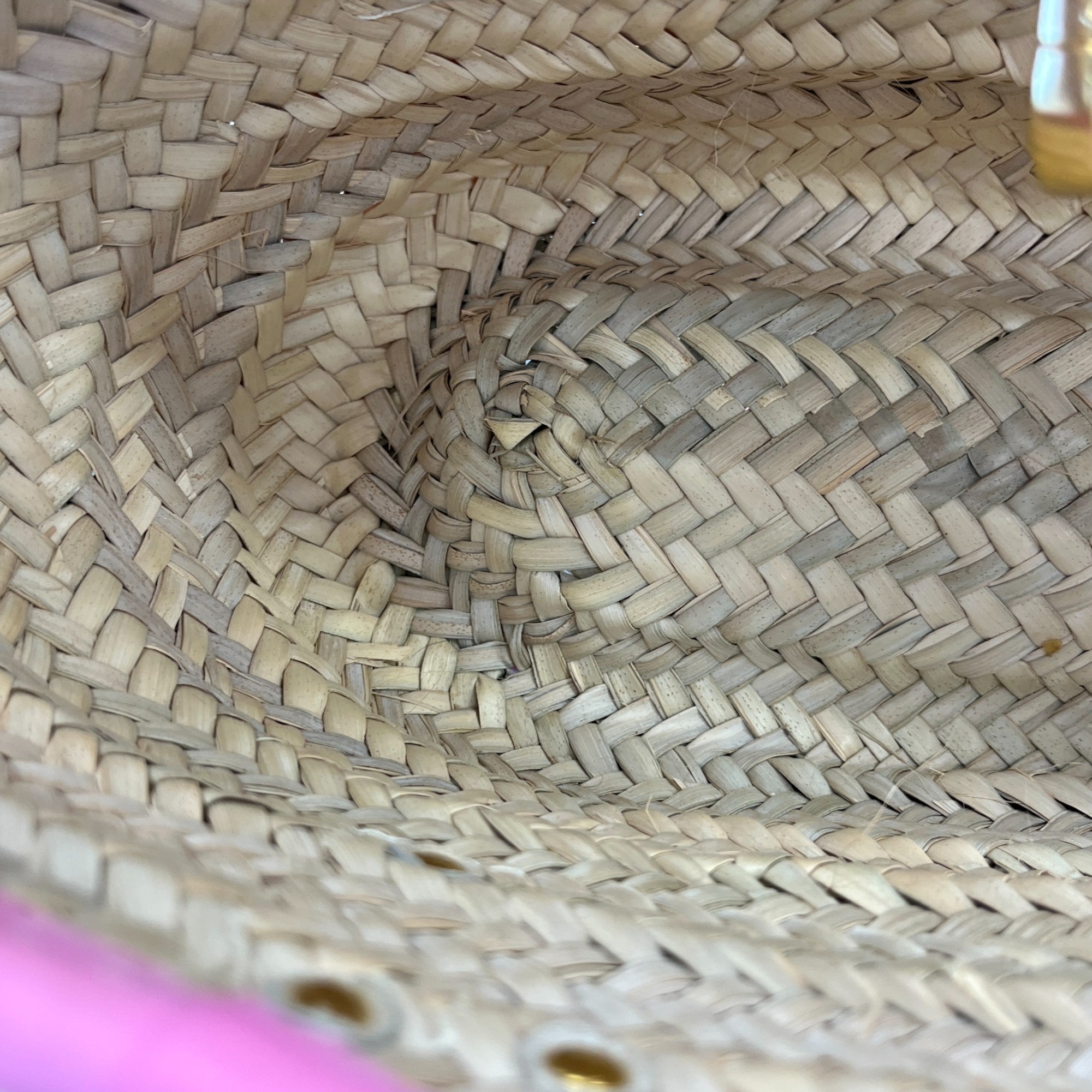 Women's Le Panier Soleil Petite Palm Bag Pink