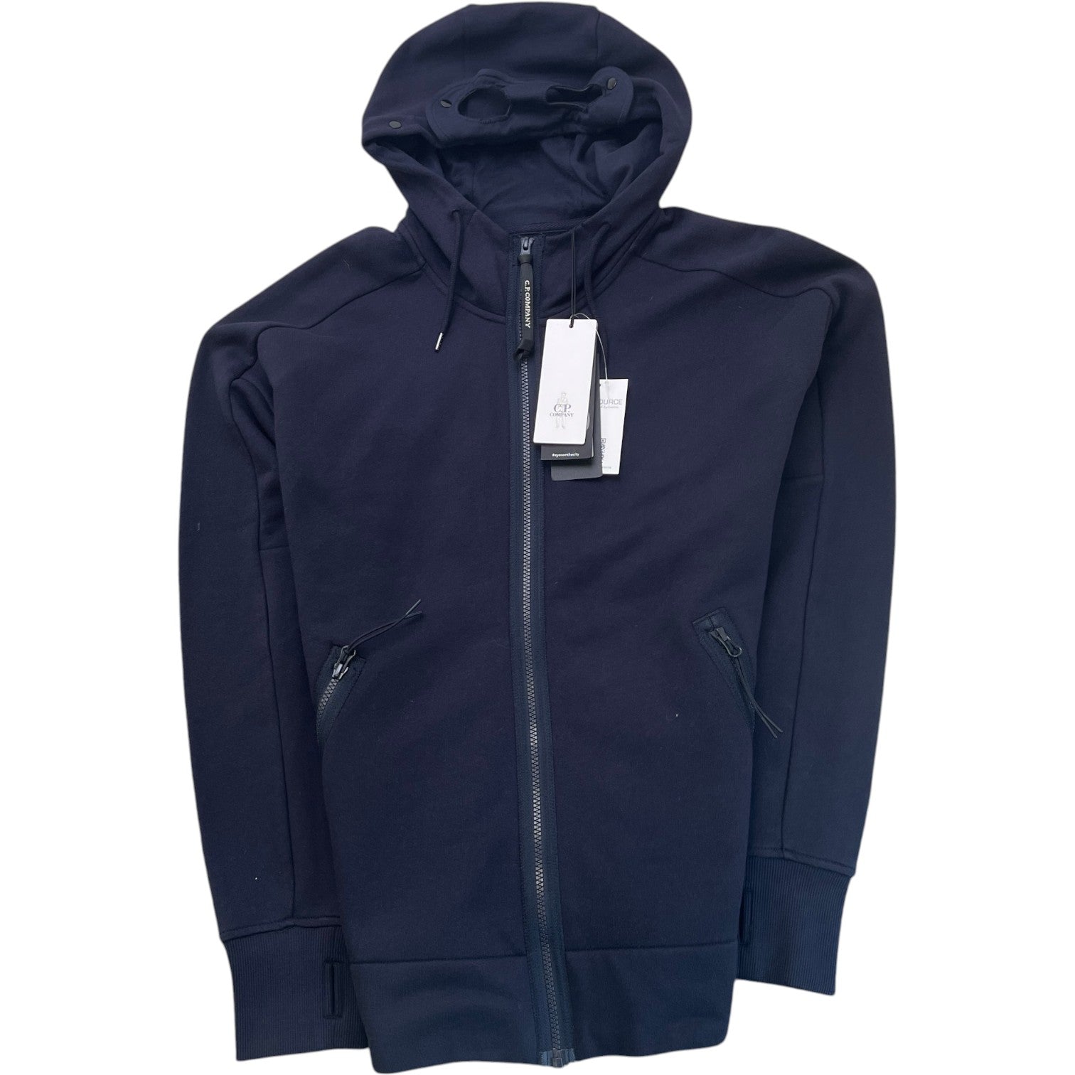 Men's Goggle Full-Zip Hoodie Navy Size L