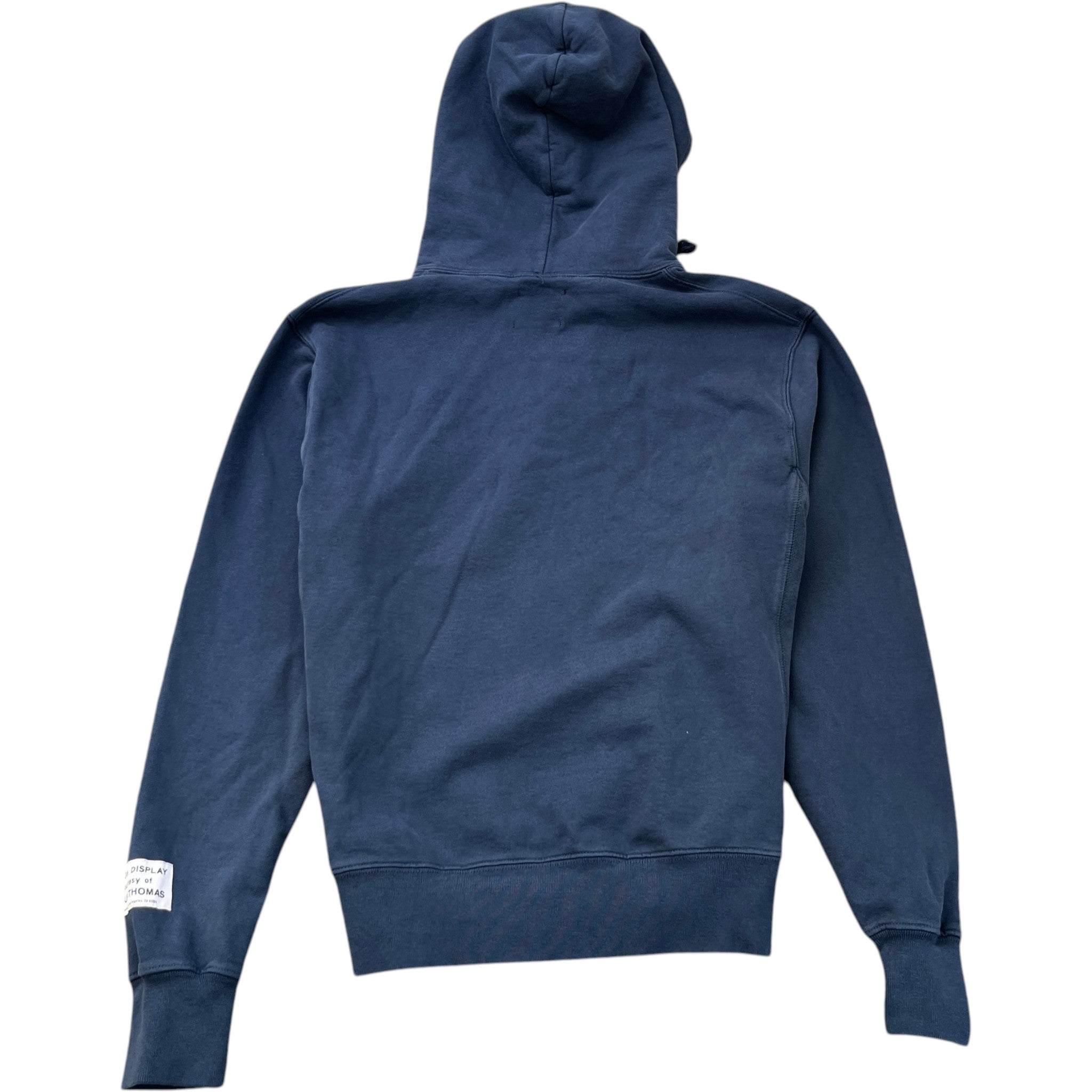 Men's Atk Stacked Logo Hoodie Navy Size M