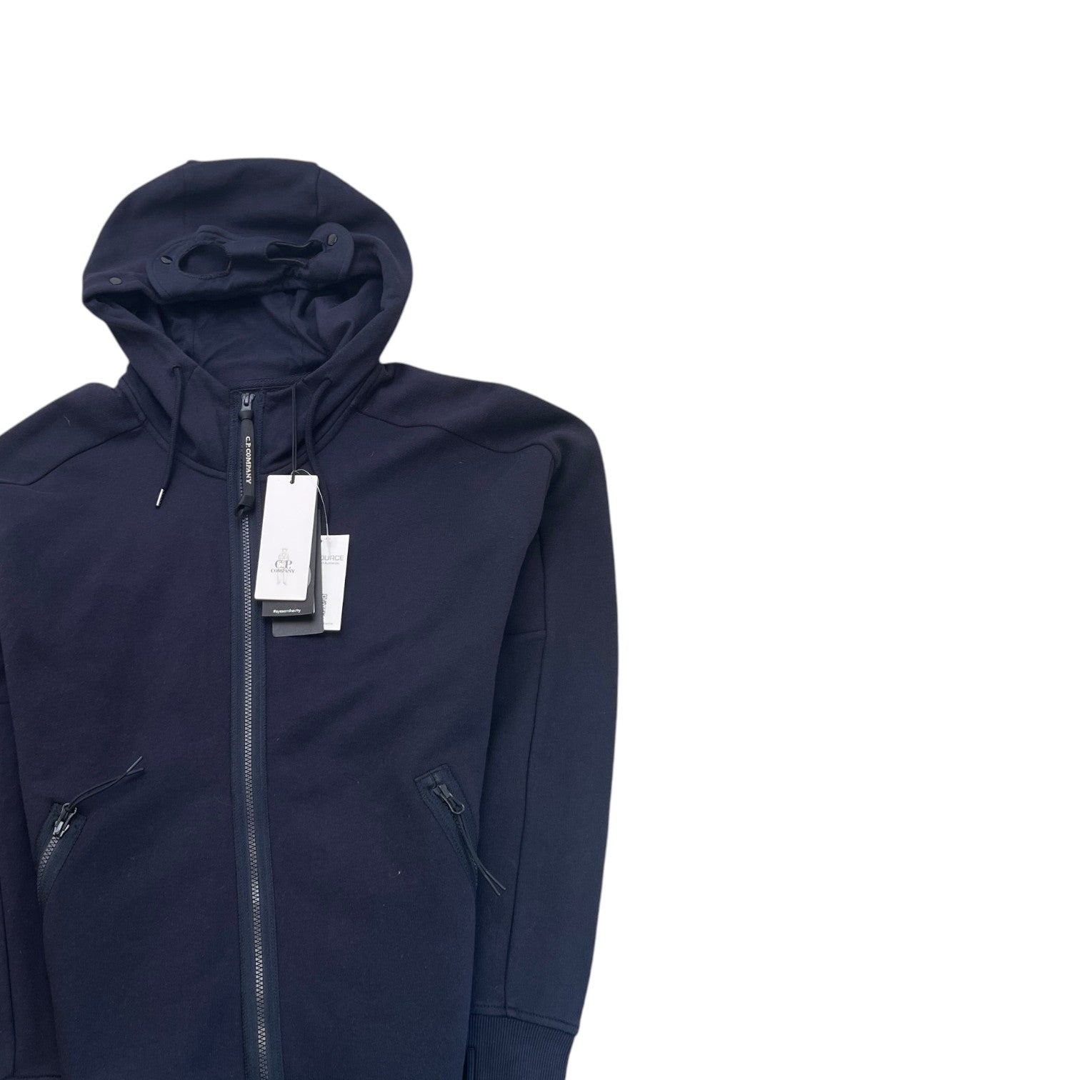 Men's Goggle Full-Zip Hoodie Navy Size L