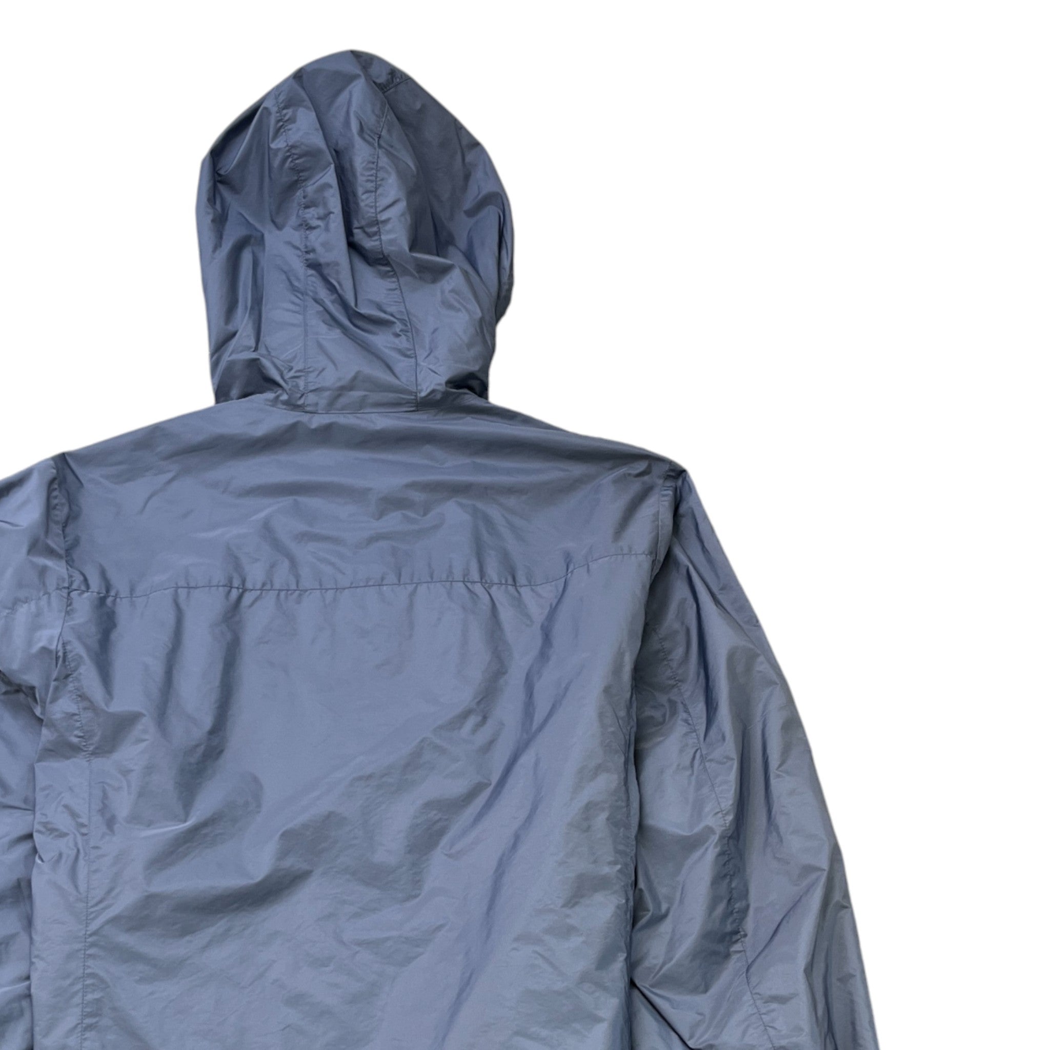 Men's Reversible Plaque Logo Windbreaker Blue Size IT 52 / XL