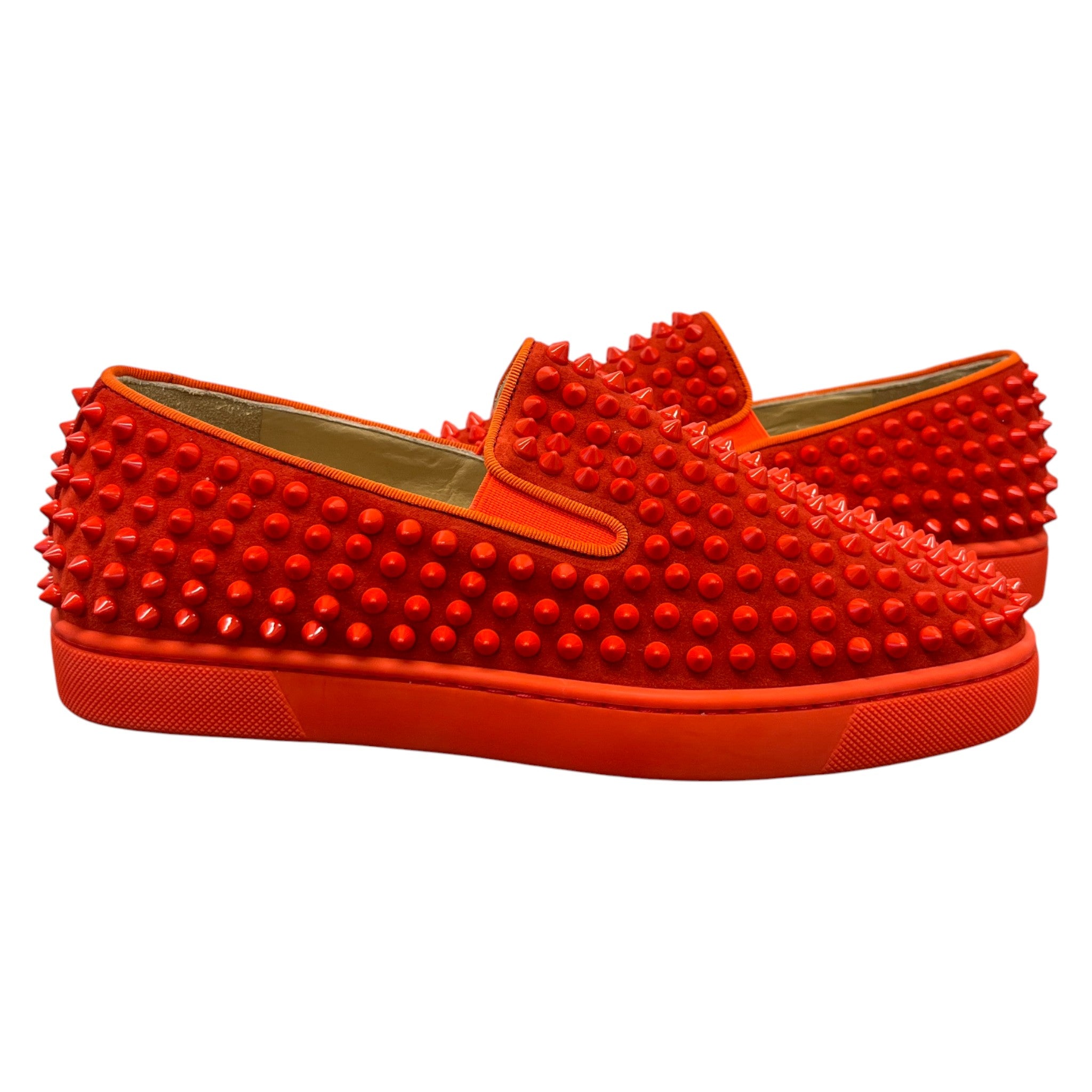 Men's Roller Boat Loafers Red Size EU 40 / UK 6