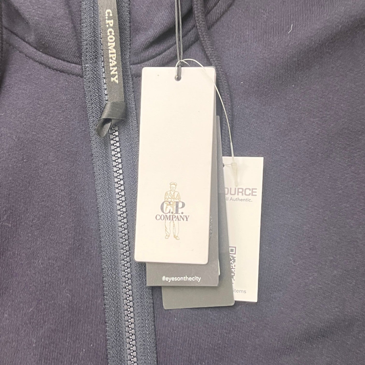 Men's Goggle Full-Zip Hoodie Navy Size L