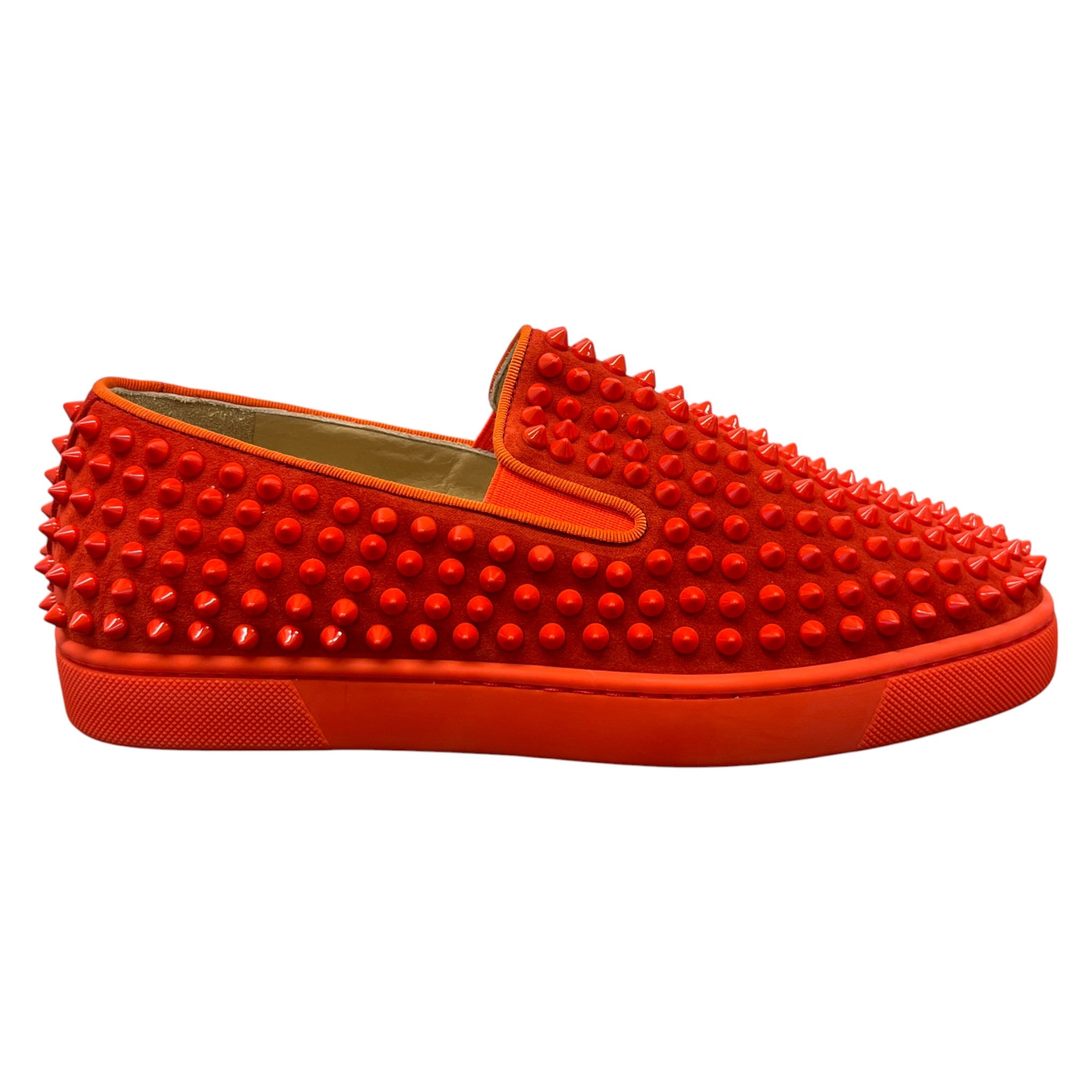 Men's Roller Boat Loafers Red Size EU 40 / UK 6