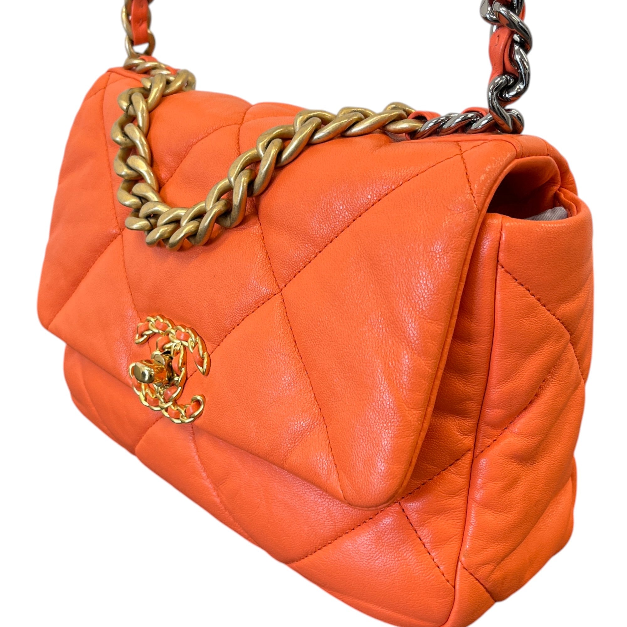 Women's 19 Quilted Bag Orange