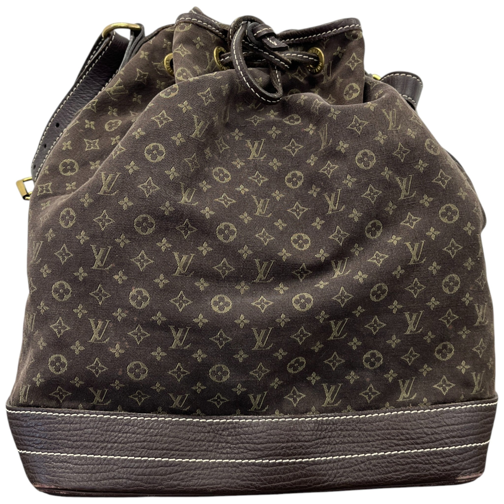 Women's Monogram Lin Noé Bucket Bag Brown