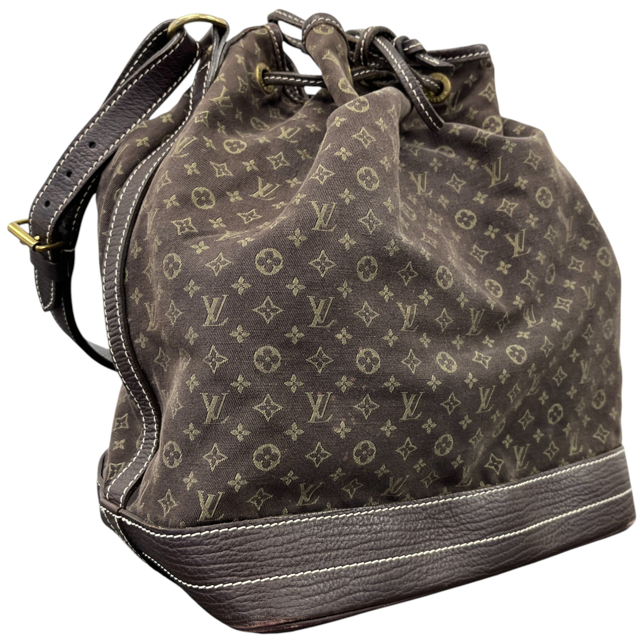 Women's Monogram Lin Noé Bucket Bag Brown