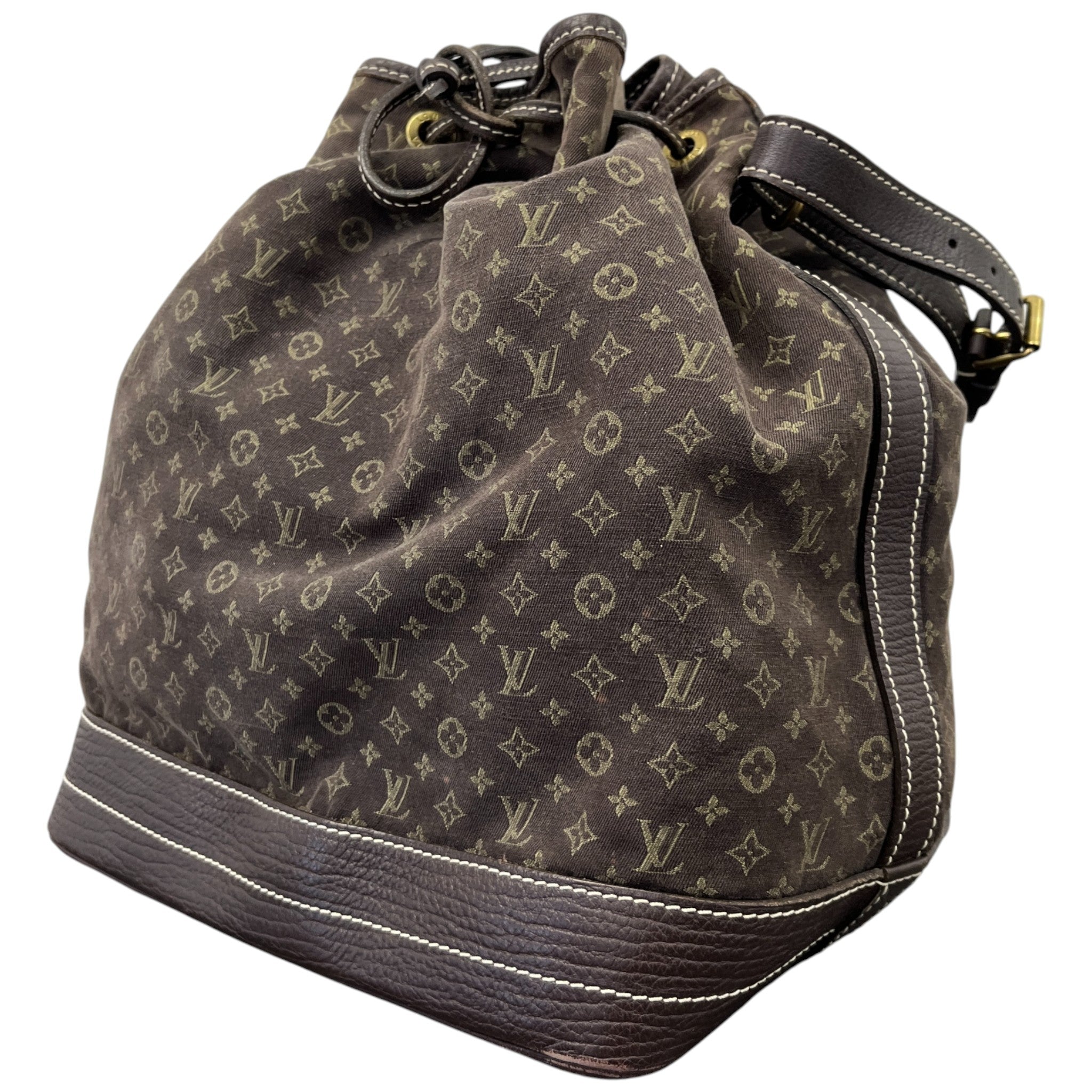 Women's Monogram Lin Noé Bucket Bag Brown