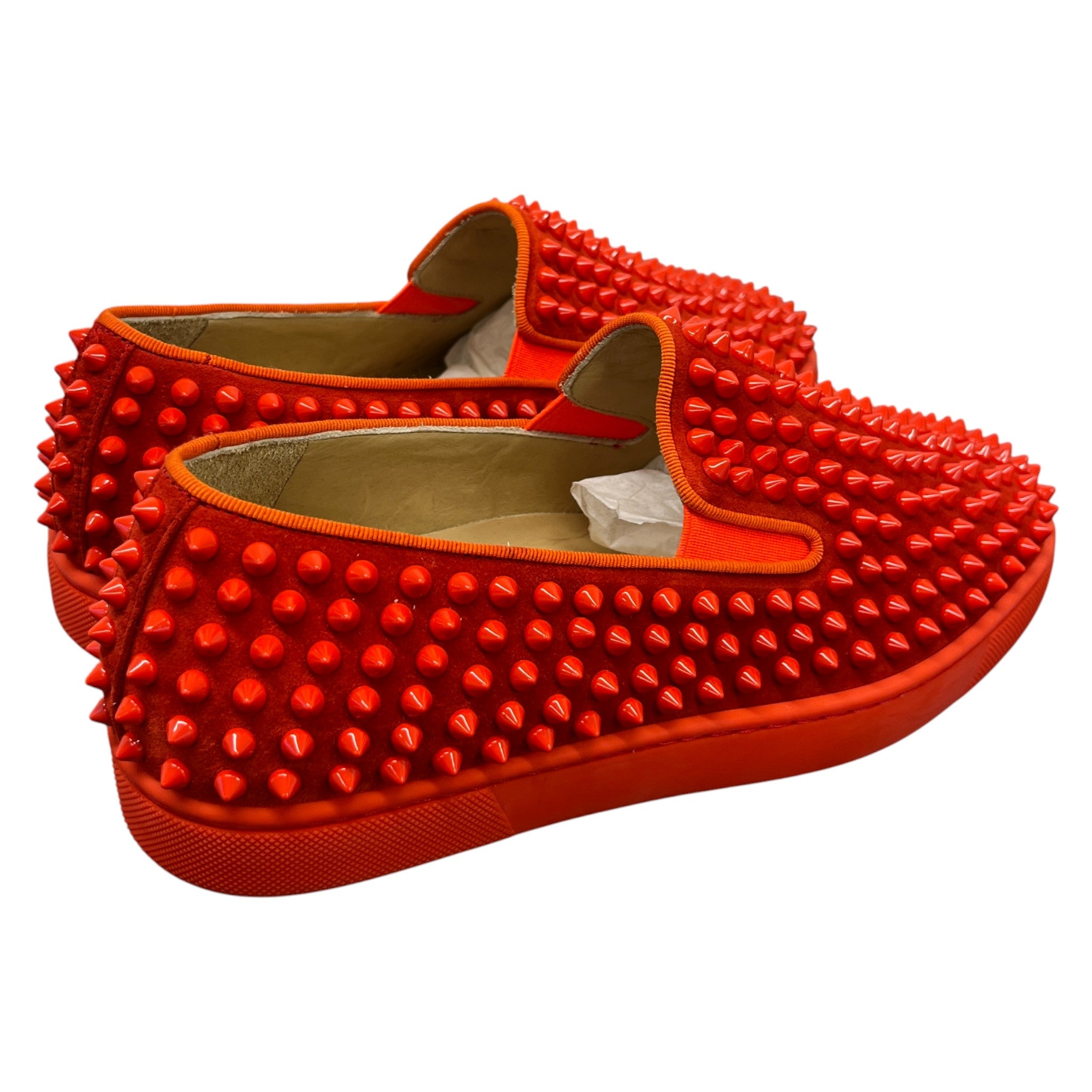 Men's Roller Boat Loafers Red Size EU 40 / UK 6