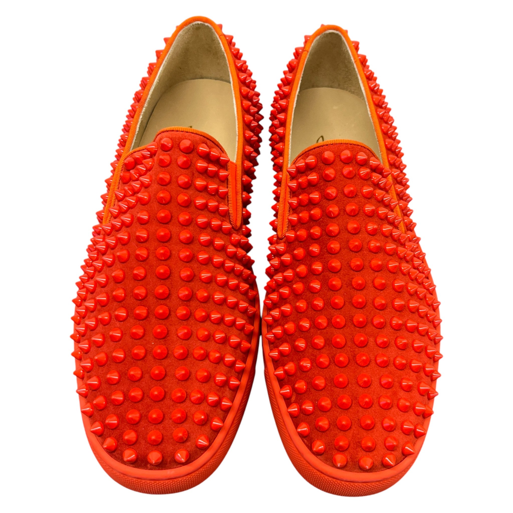 Men's Roller Boat Loafers Red Size EU 40 / UK 6