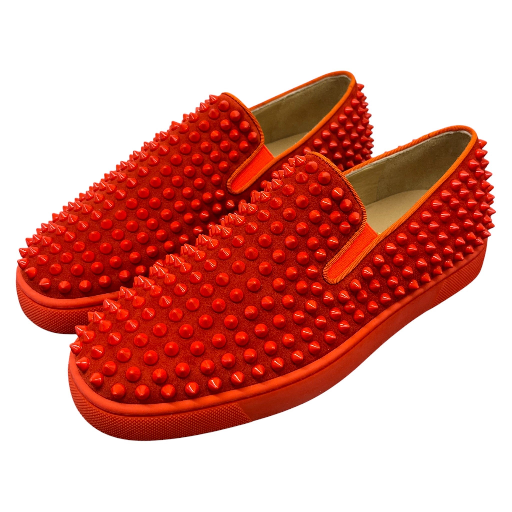 Men's Roller Boat Loafers Red Size EU 40 / UK 6