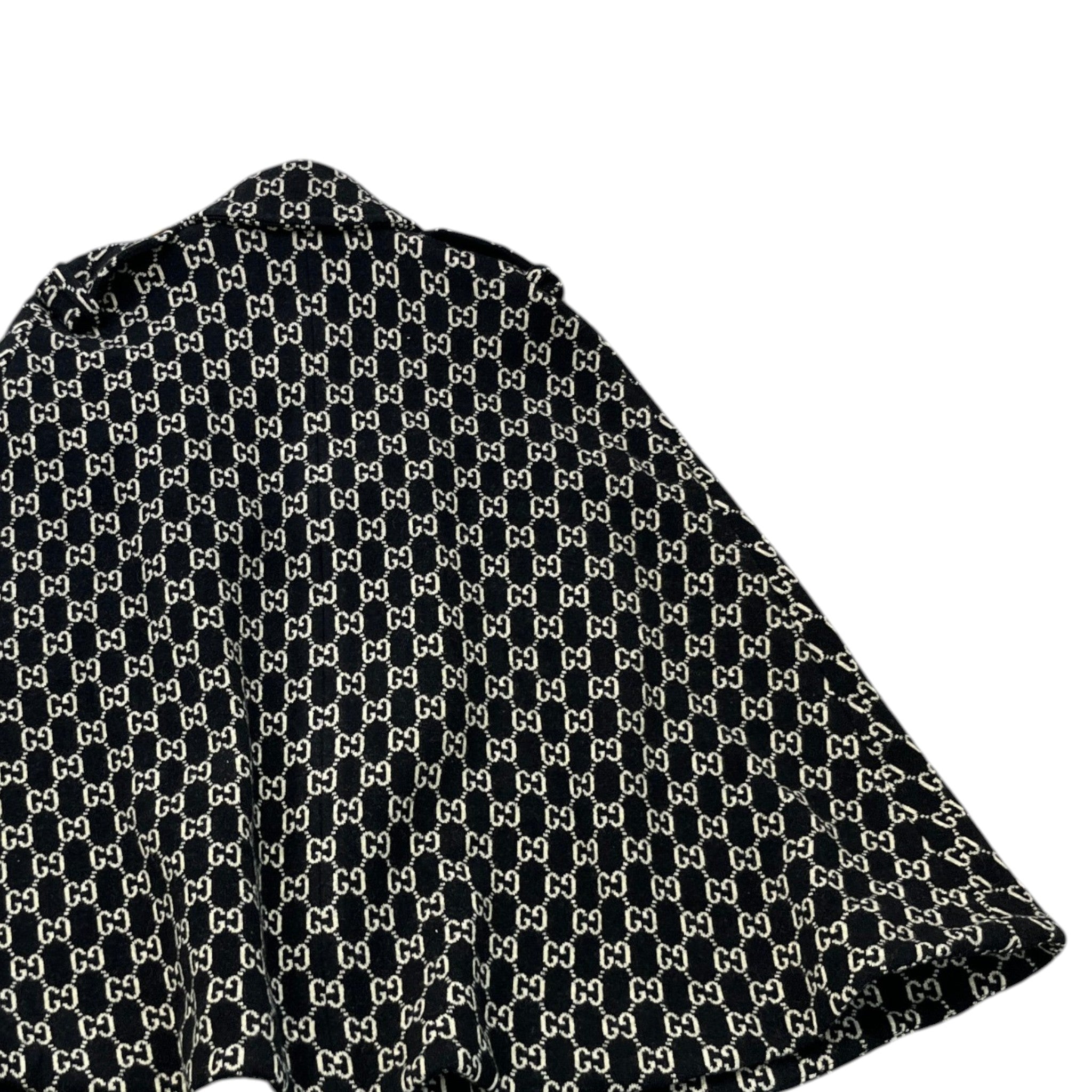 Women's Gg Jacquard Cape Jacket Black Size XS