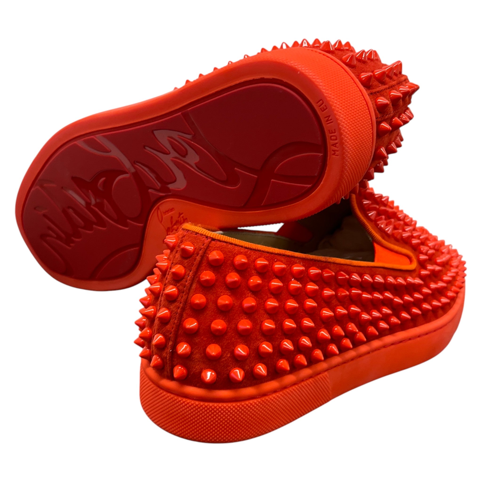 Men's Roller Boat Loafers Red Size EU 40 / UK 6