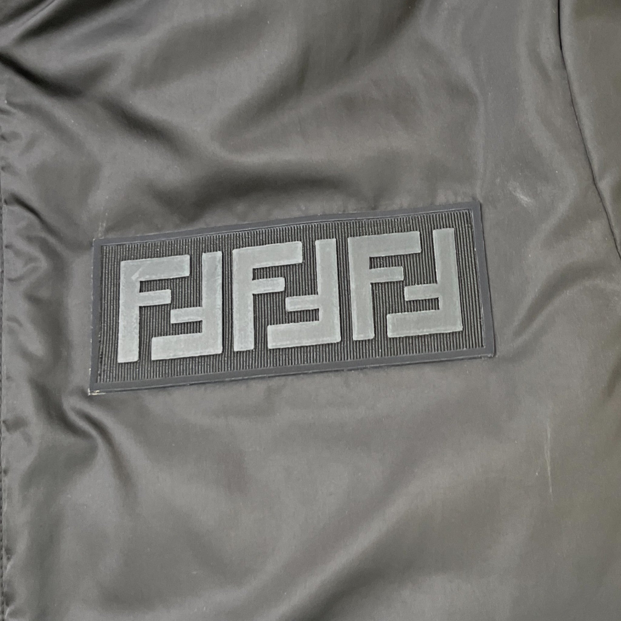 Men's Ff Monogram Reversible Jacket Black Size IT 48 / M