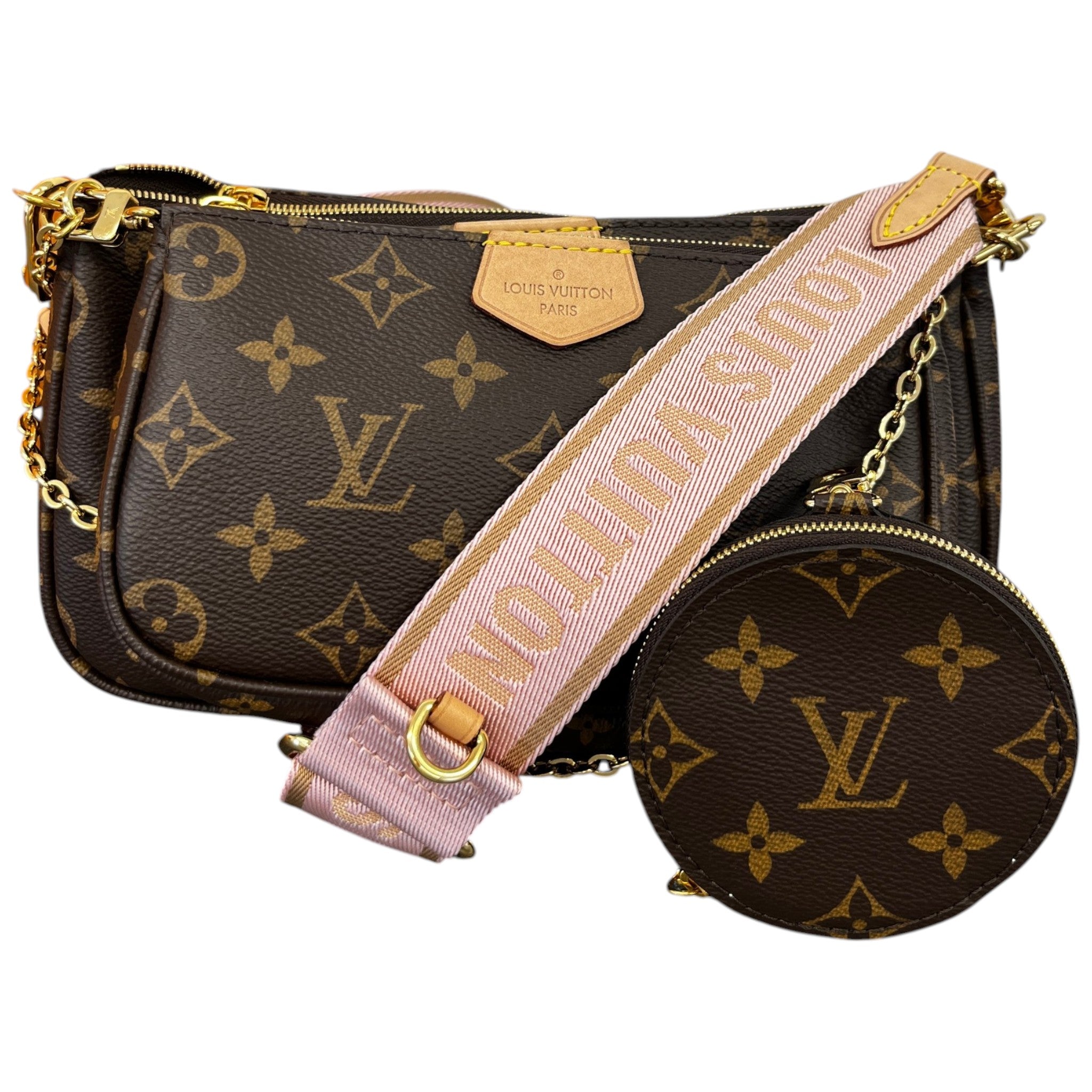 Women's Monogram Multi Pochette Accessoires Bag Brown
