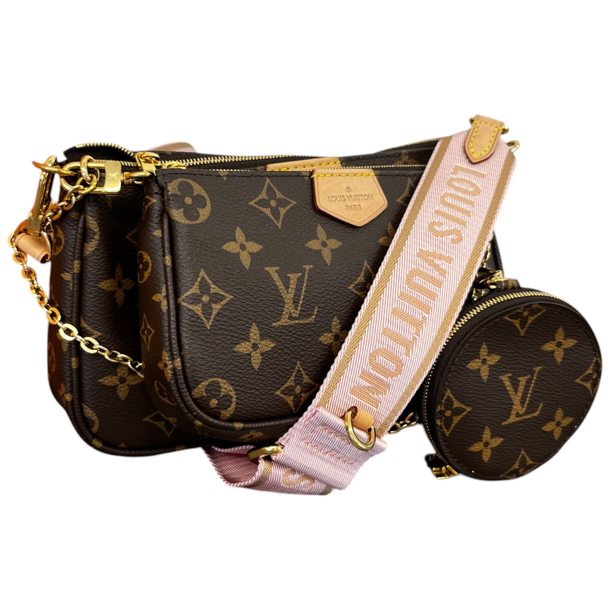 Women's Monogram Multi Pochette Accessoires Bag Brown
