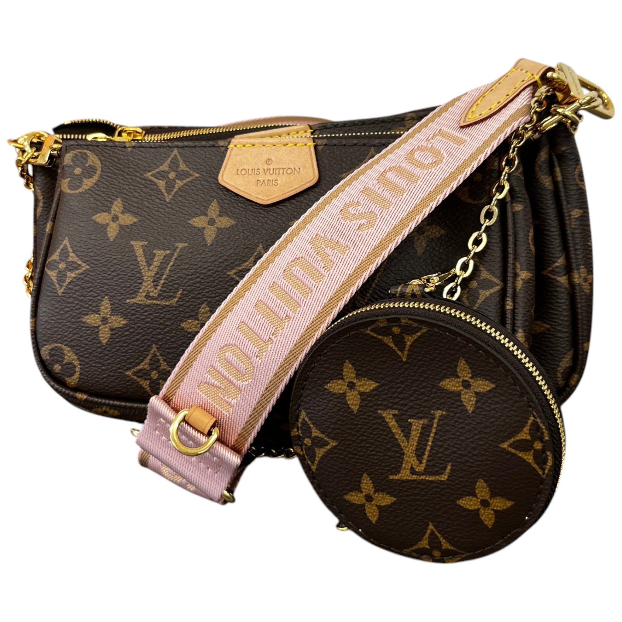 Women's Monogram Multi Pochette Accessoires Bag Brown