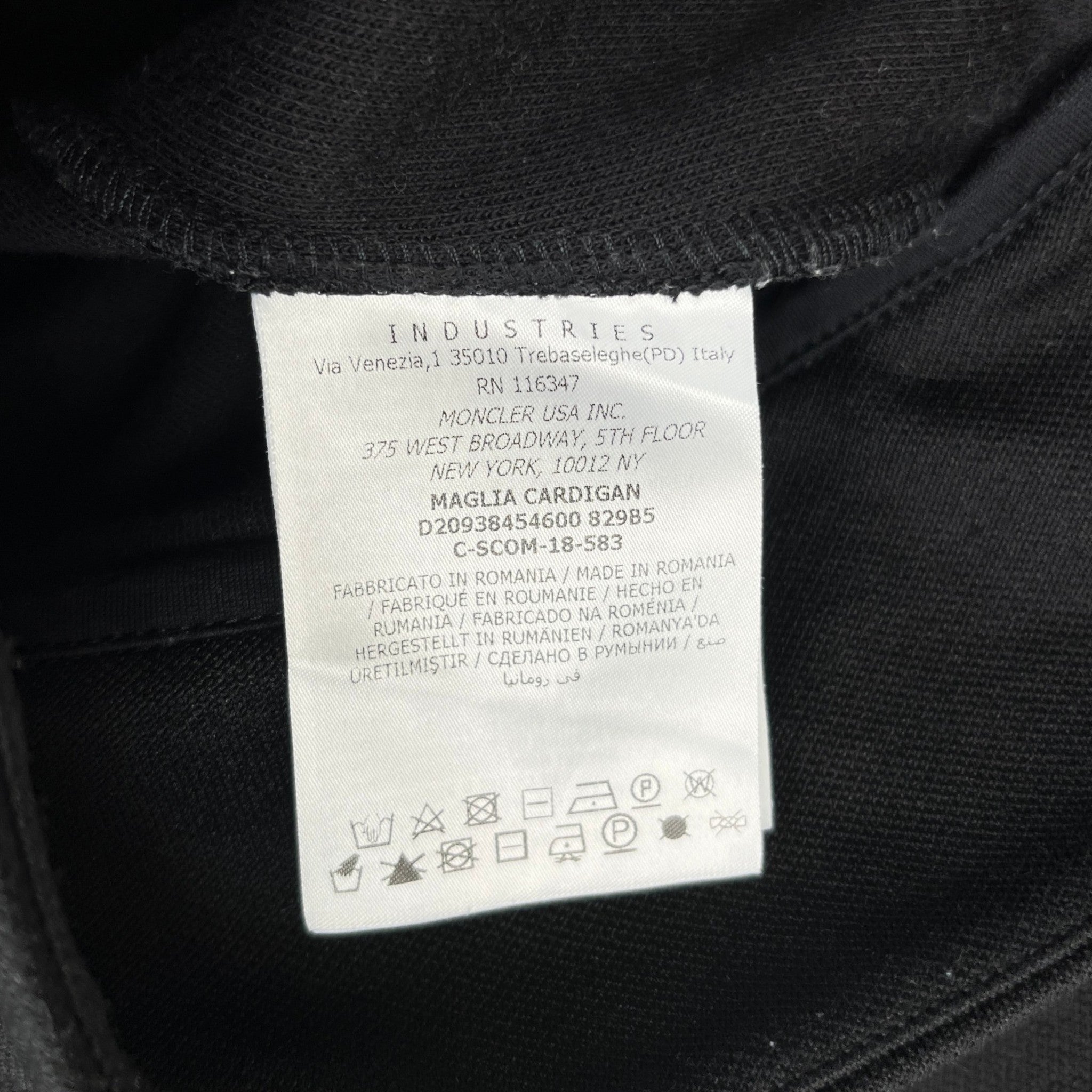 Women's Maglia Cardigan Black Size XS