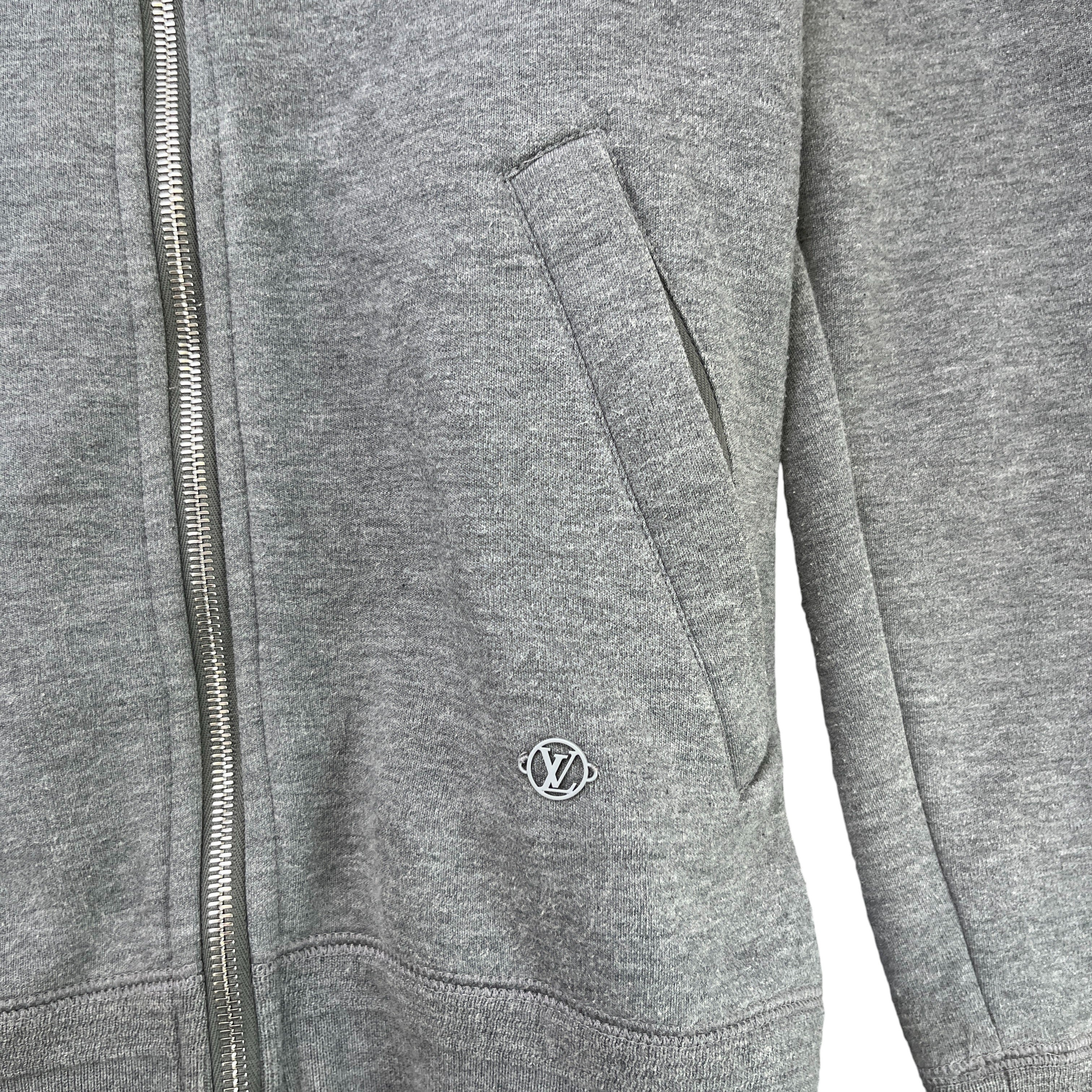 Men's Circle Logo Hoodie Grey Size S