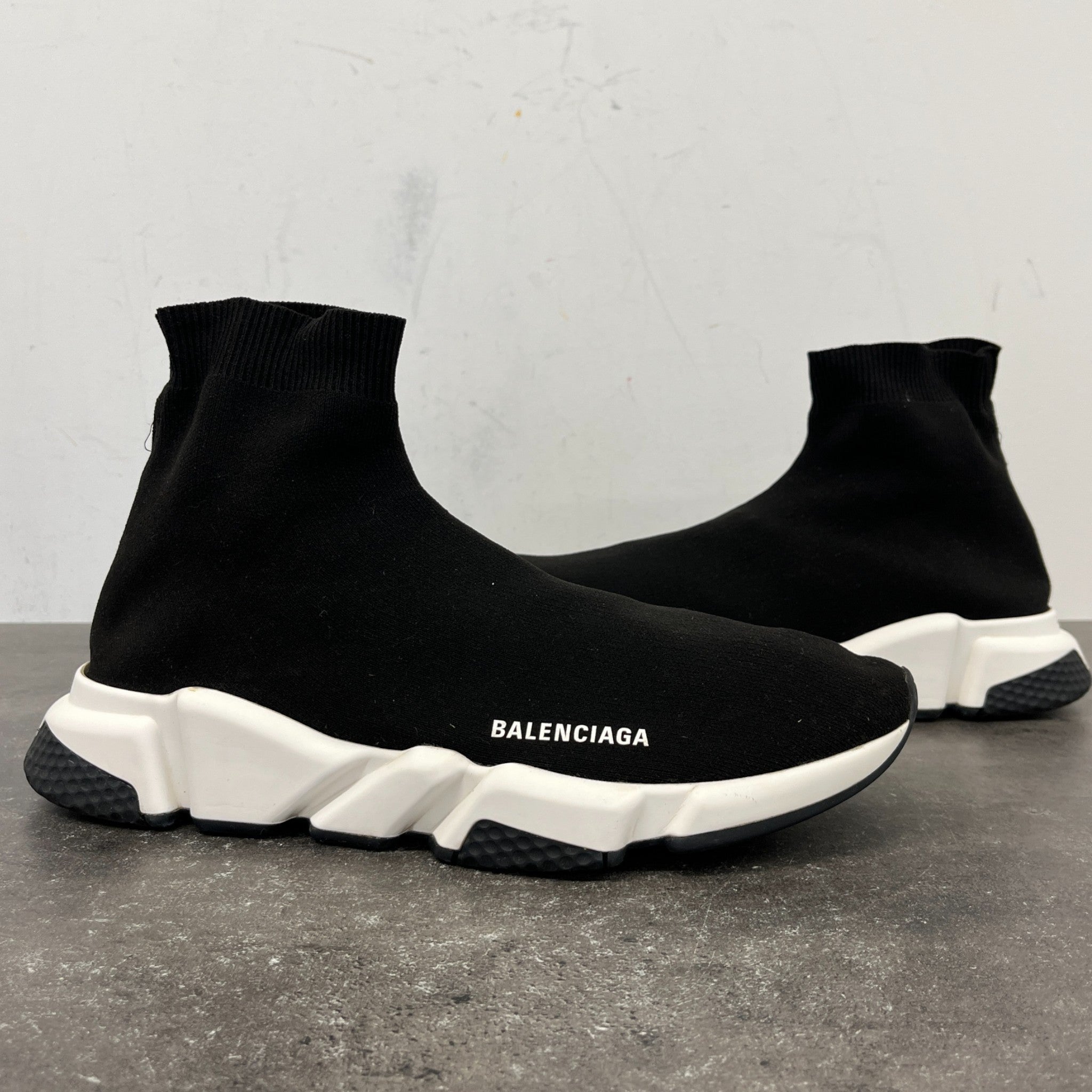 Men's Speed Sock High Trainers Black Size EU 44 / UK 10