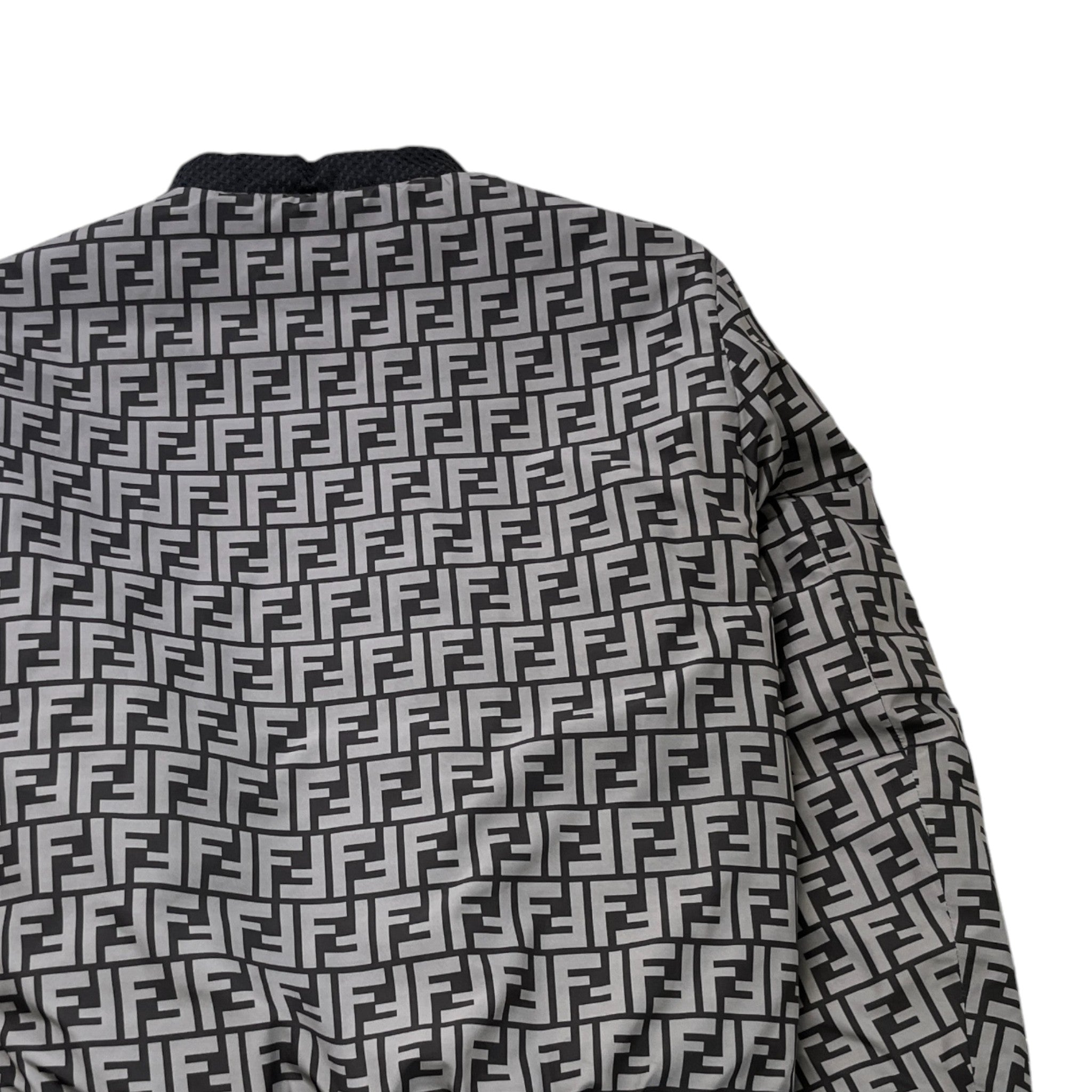 Men's Ff Monogram Reversible Jacket Black Size IT 48 / M