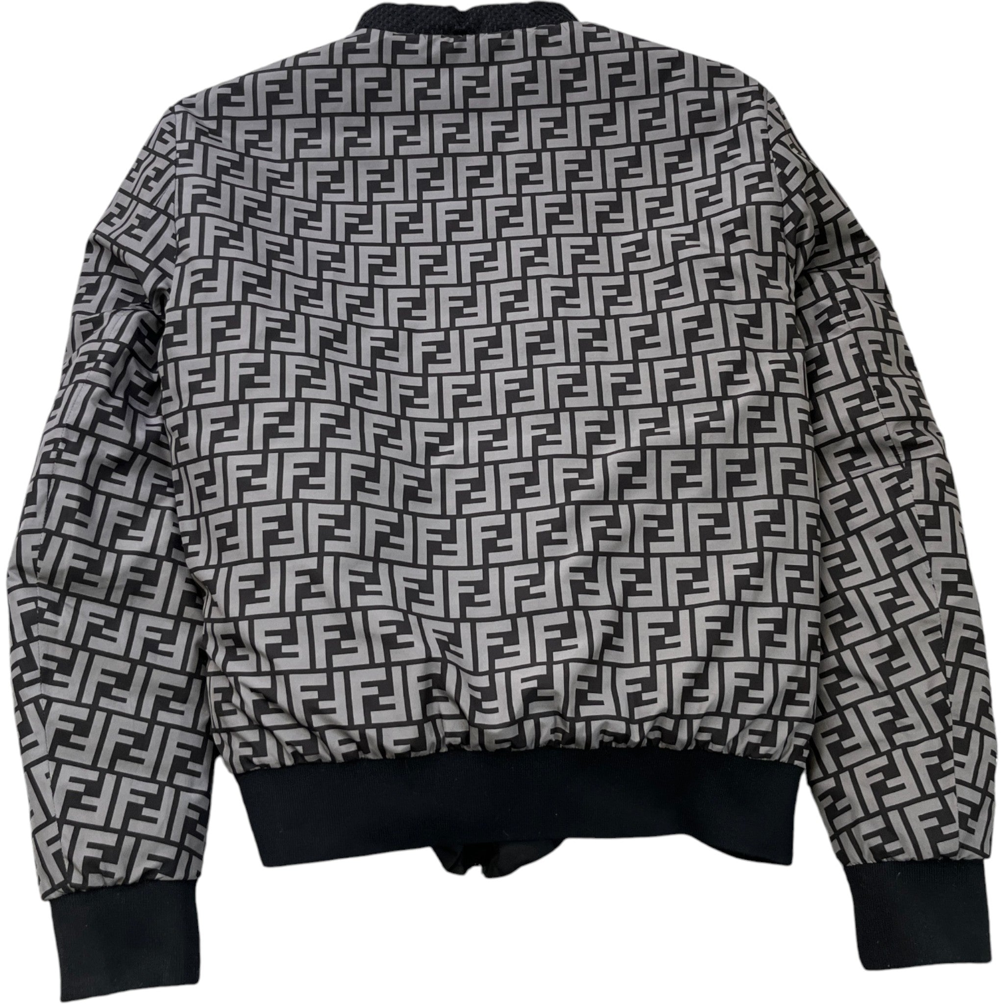 Men's Ff Monogram Reversible Jacket Black Size IT 48 / M