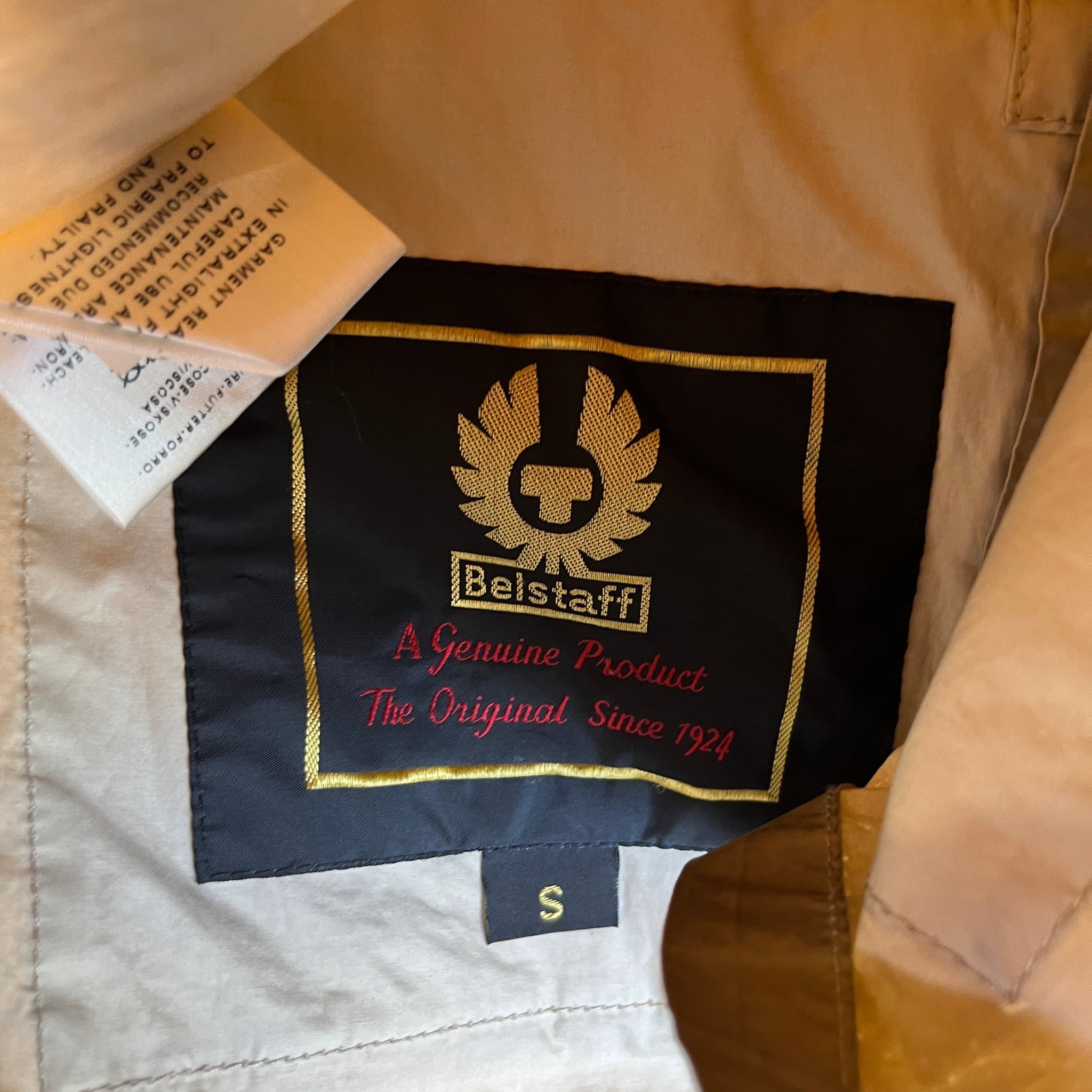 Men's Fieldmaster Jacket Beige Size S