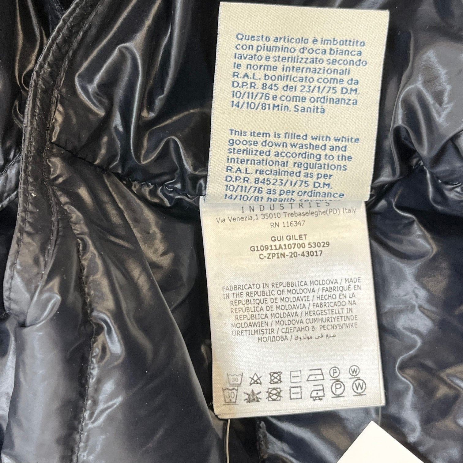 Men's Gui Gilet Navy Size 2 / M