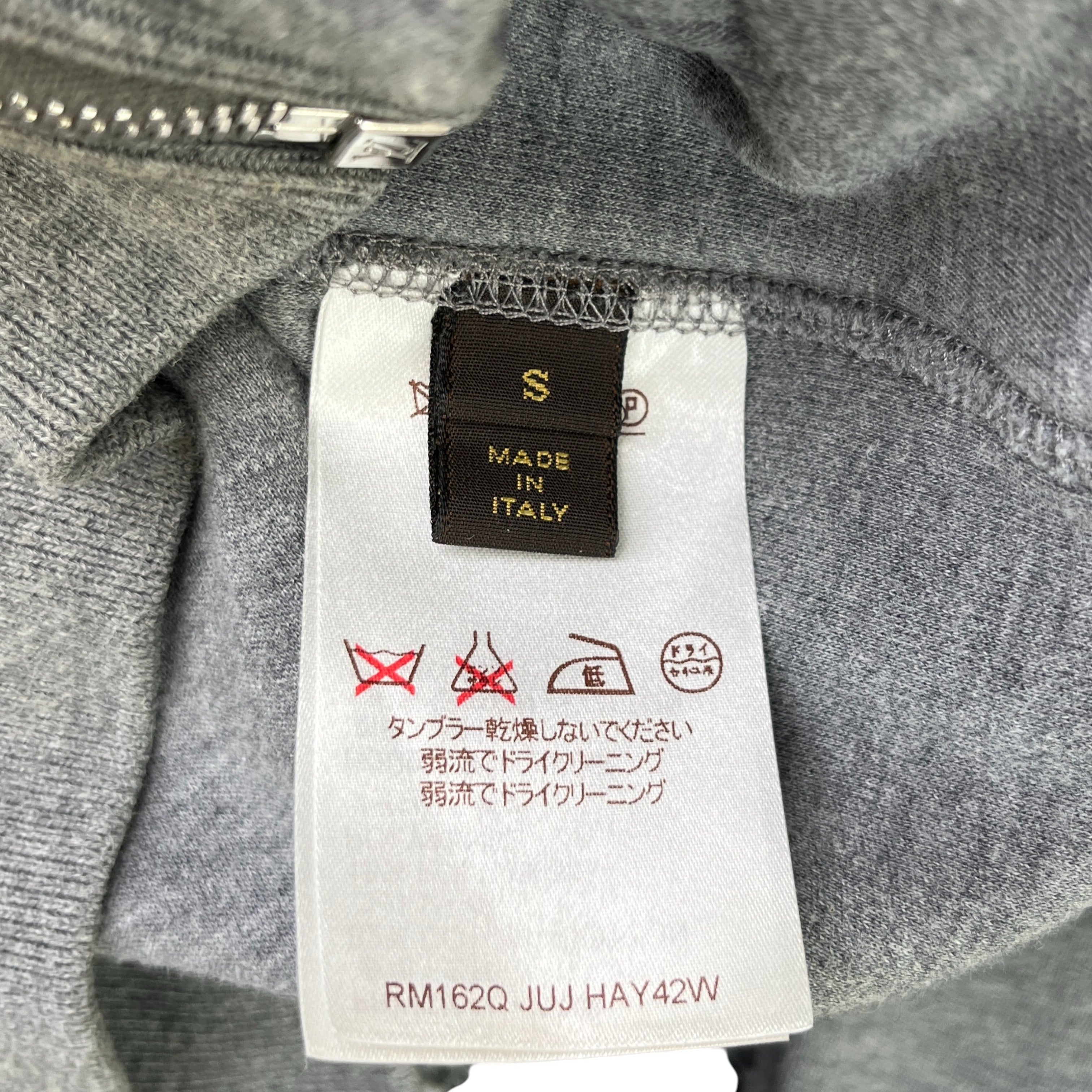 Men's Circle Logo Hoodie Grey Size S