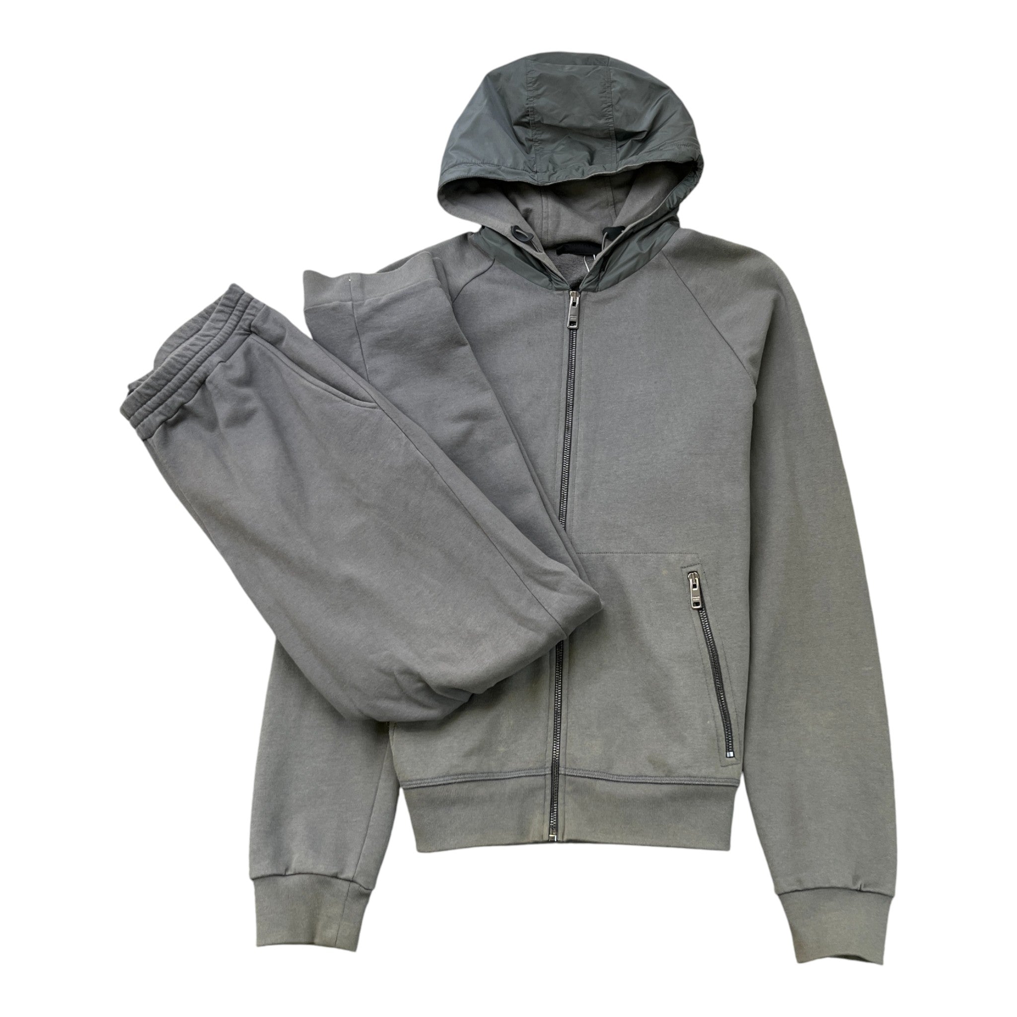 Men's Linear Rosa Full Tracksuit Grey Size M