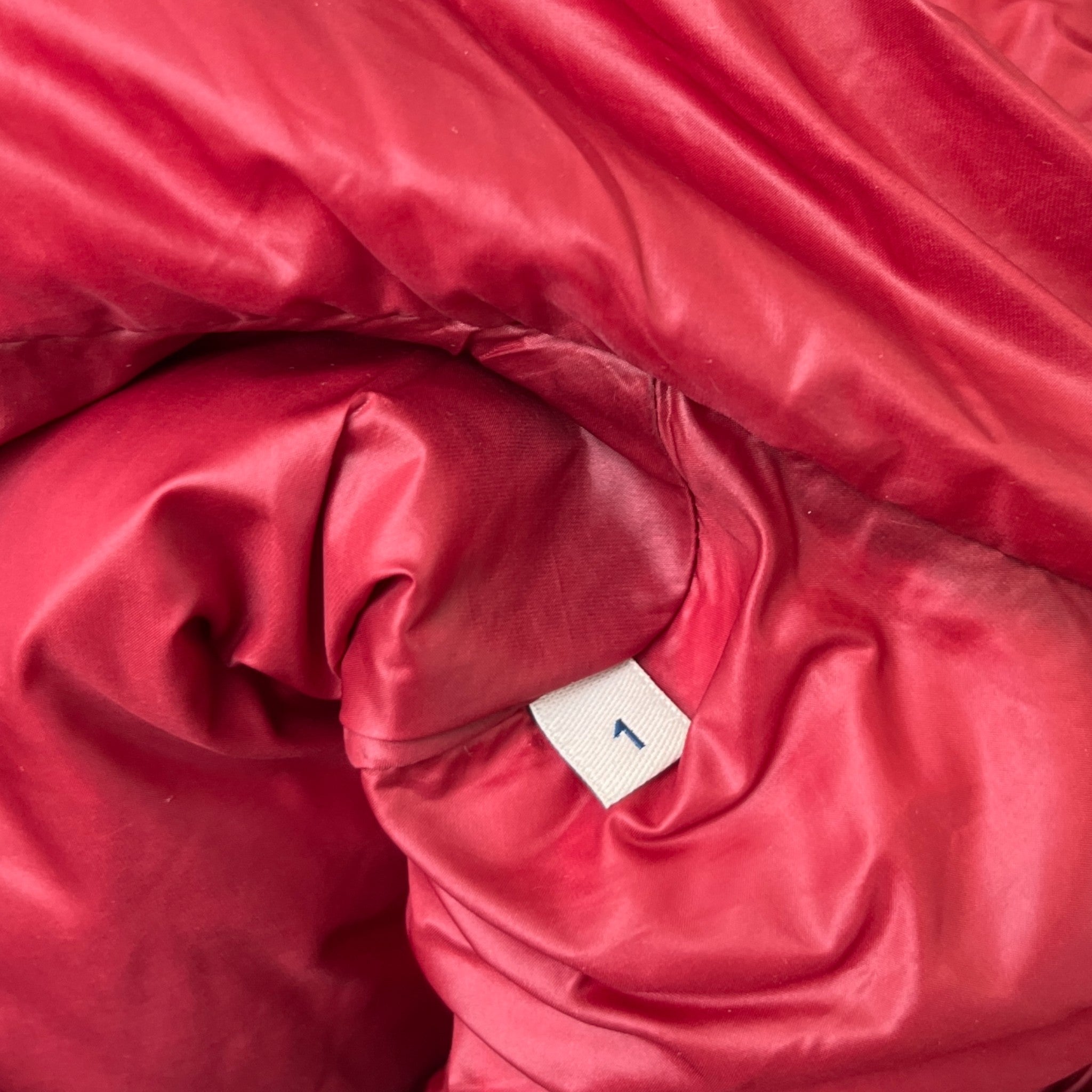 Women's Seritte Down Jacket Red Size 1 / UK 10