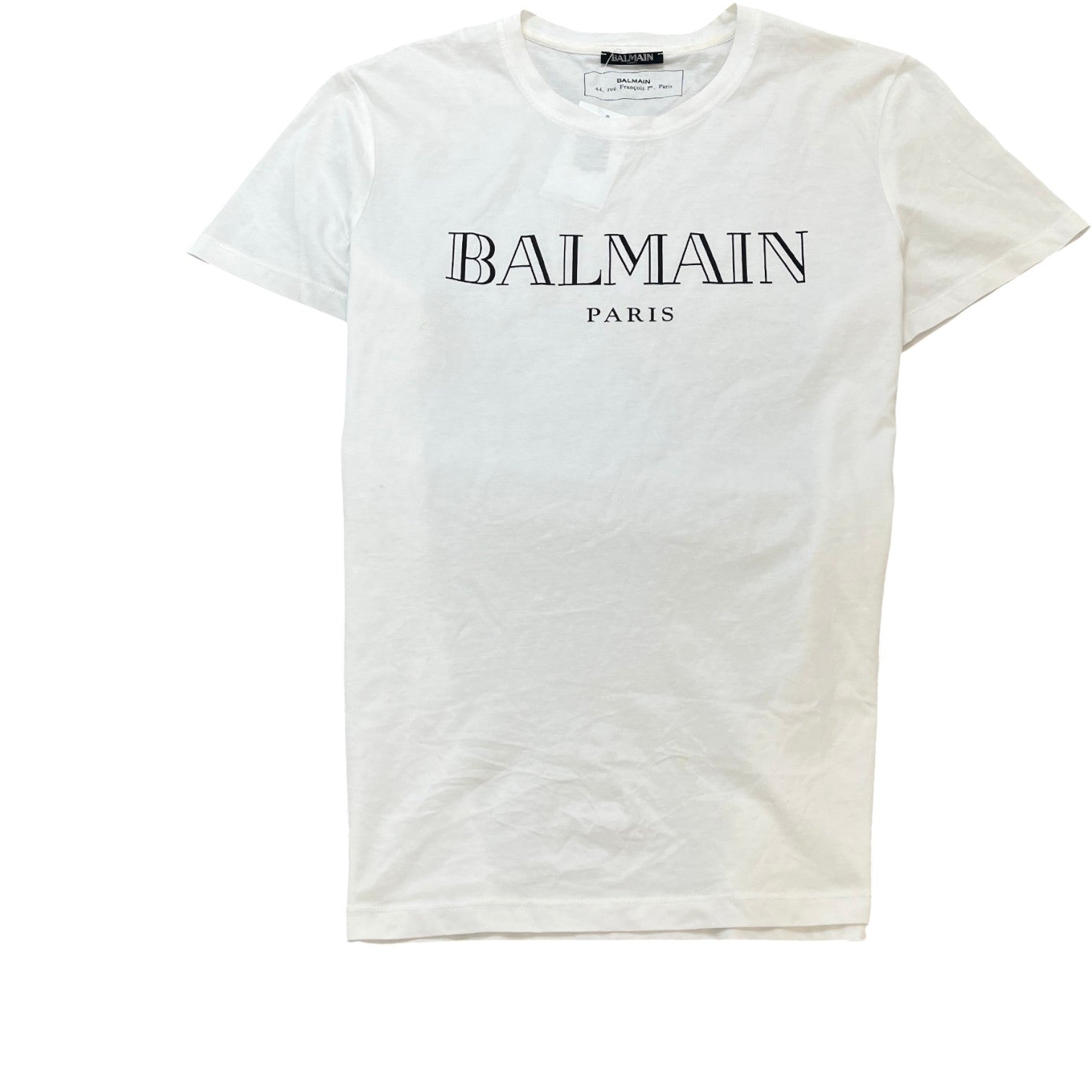 Men's Logo Print T-Shirt White Size XL