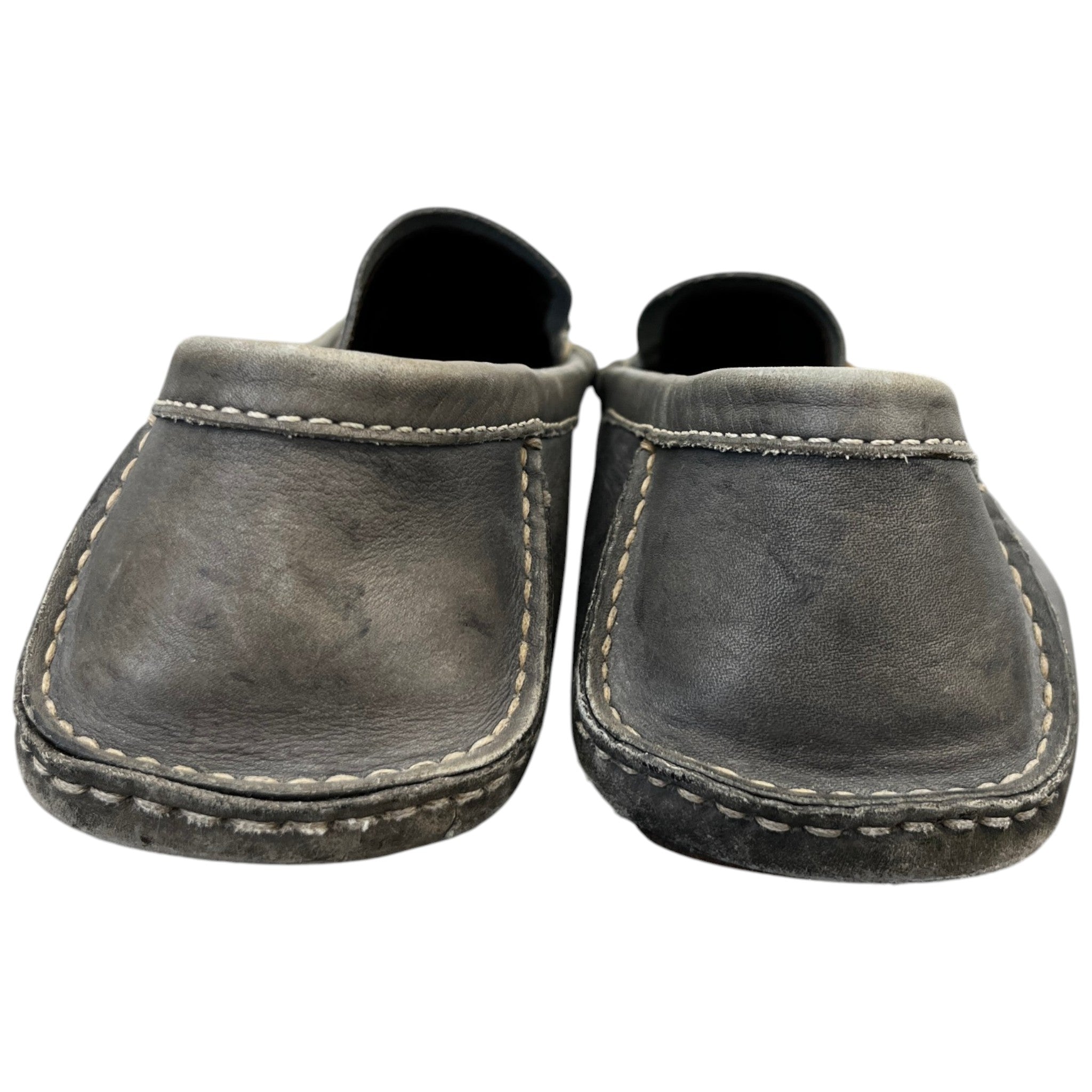 Men's Bamboo Horsebit Loafers Grey Size EU 42.5 / UK 8.5