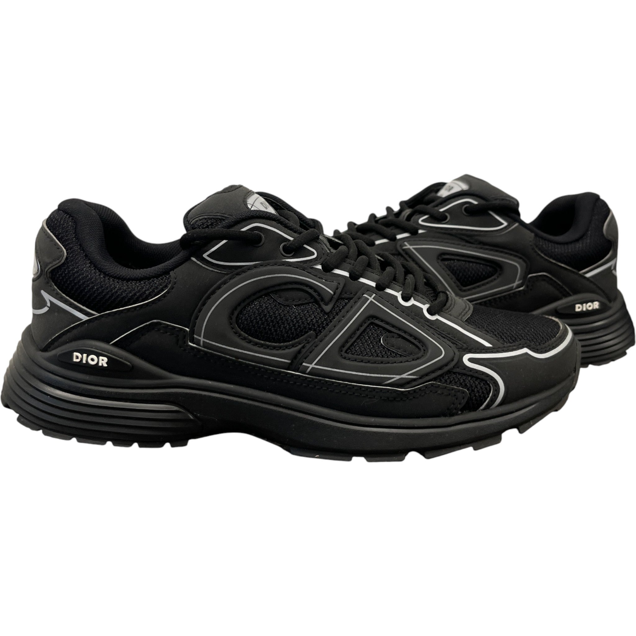 Men's B30 Low Trainers Black Size EU 41.5 / UK 7.5