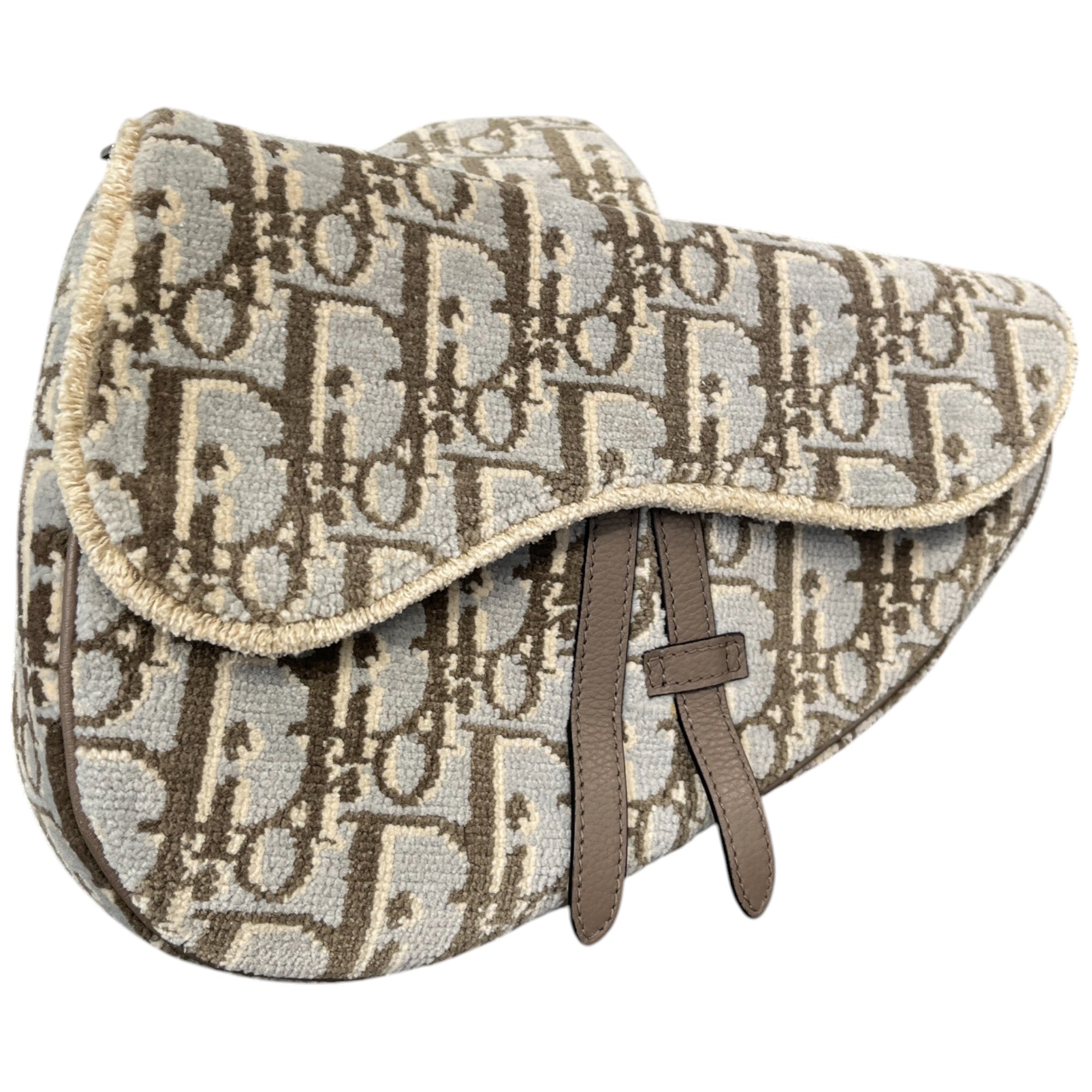 Men's Oblique Saddle Bag Grey