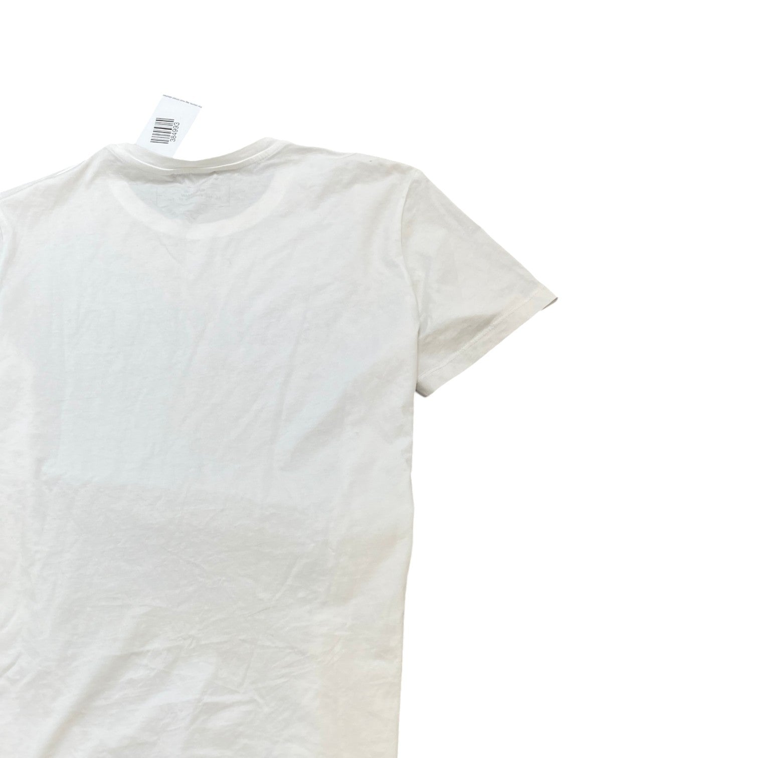 Men's Logo Print T-Shirt White Size XL