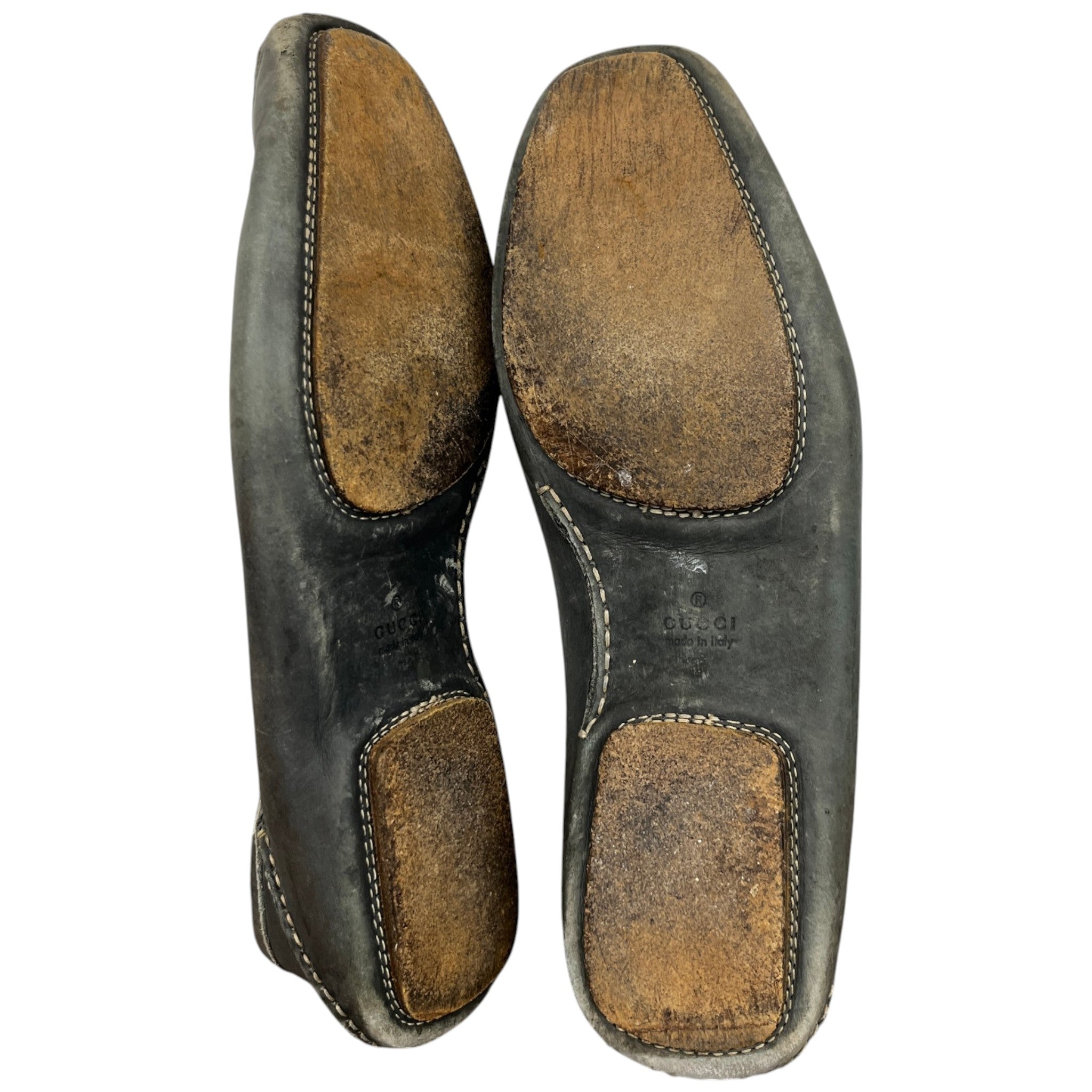 Men's Bamboo Horsebit Loafers Grey Size EU 42.5 / UK 8.5