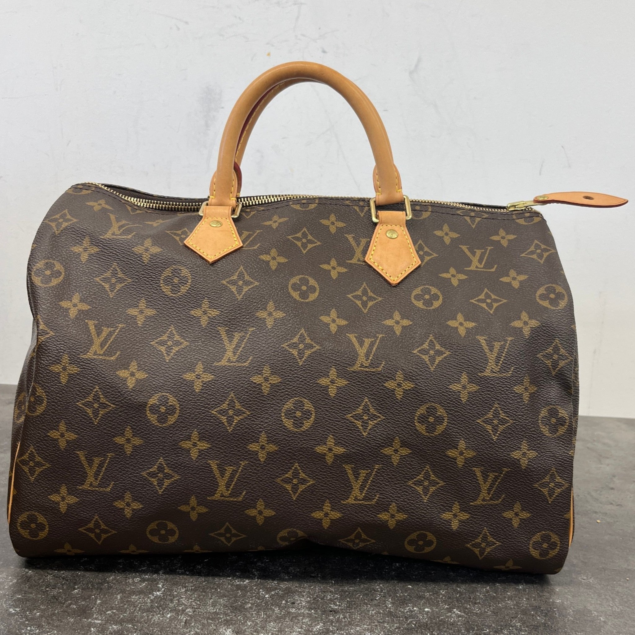 Women's Monogram Speedy 35 Bag Brown