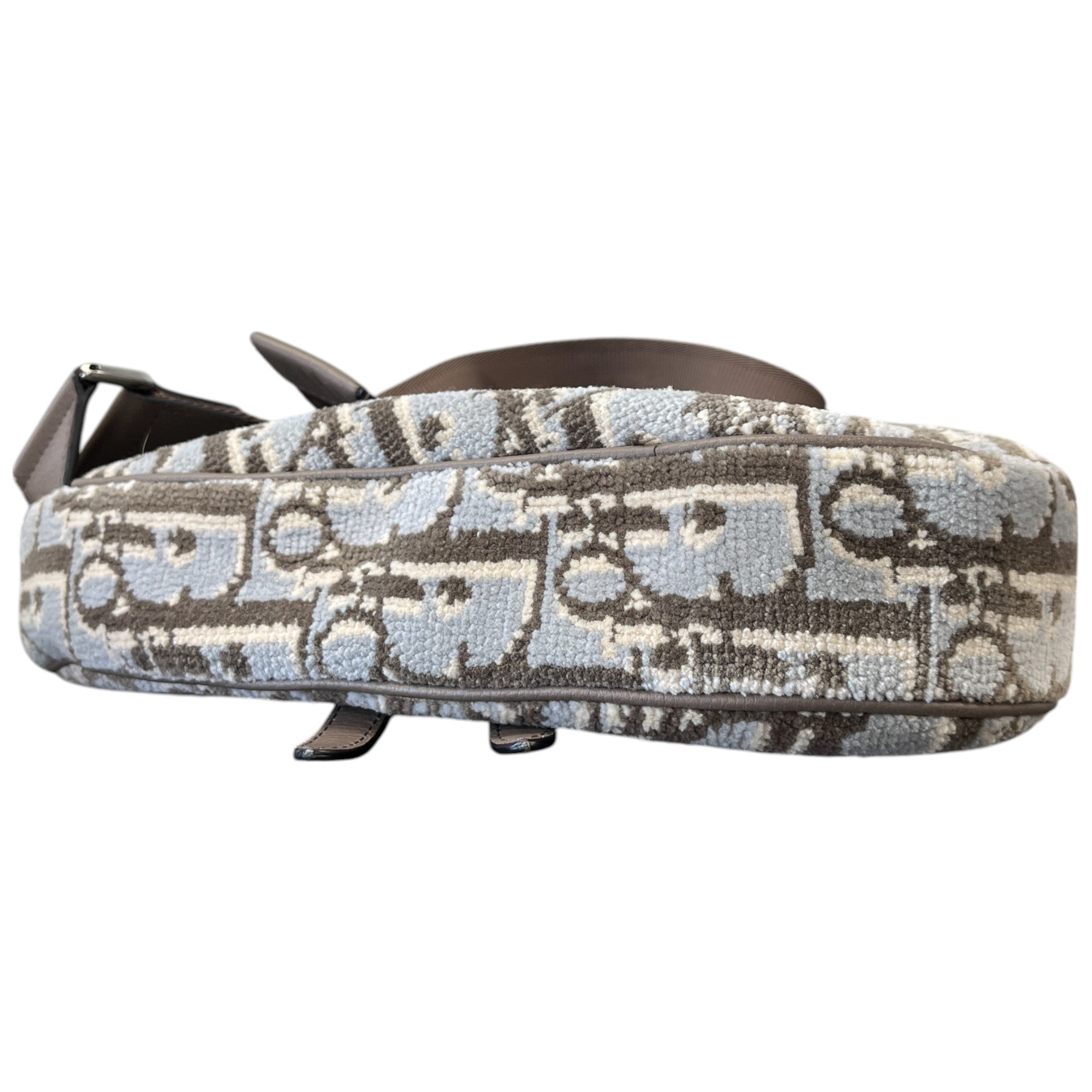 Men's Oblique Saddle Bag Grey