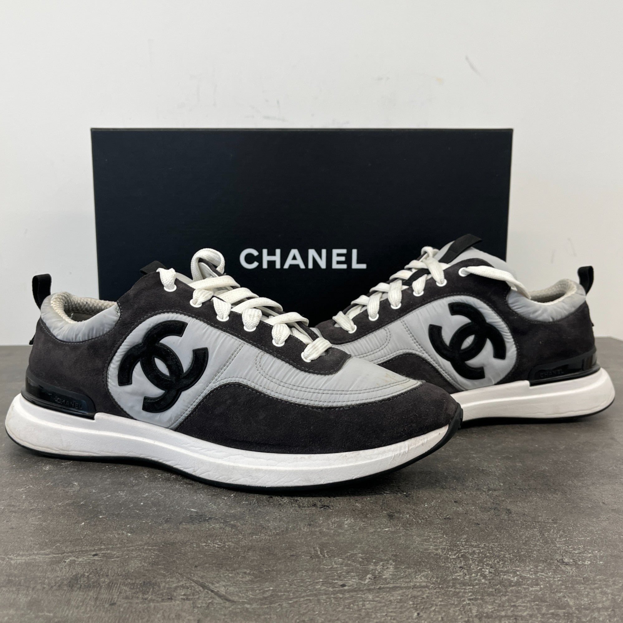 Men's Cc Runners Low Trainers Grey Size EU 44 / UK 10