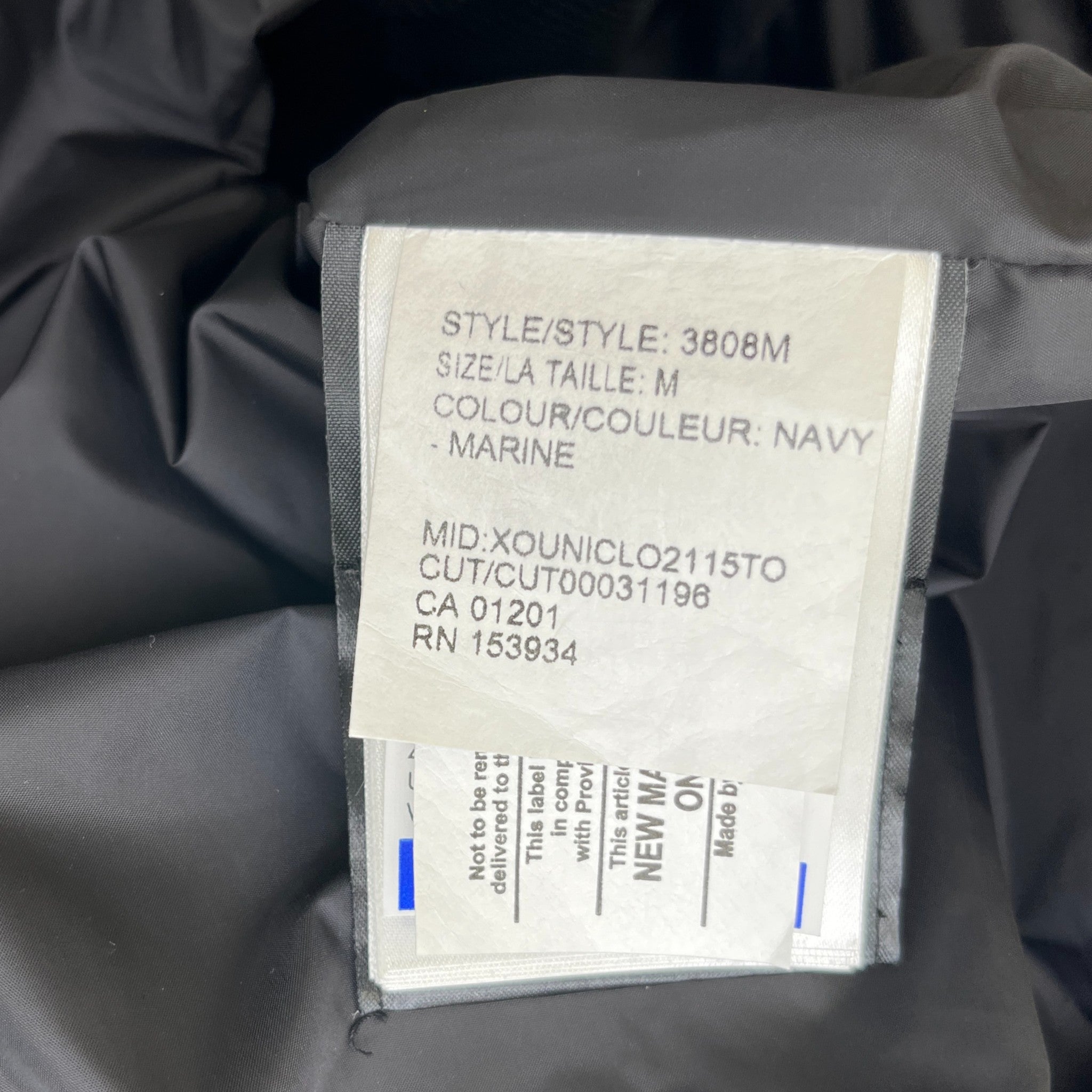 Men's Wyndham Down Jacket Black Size M