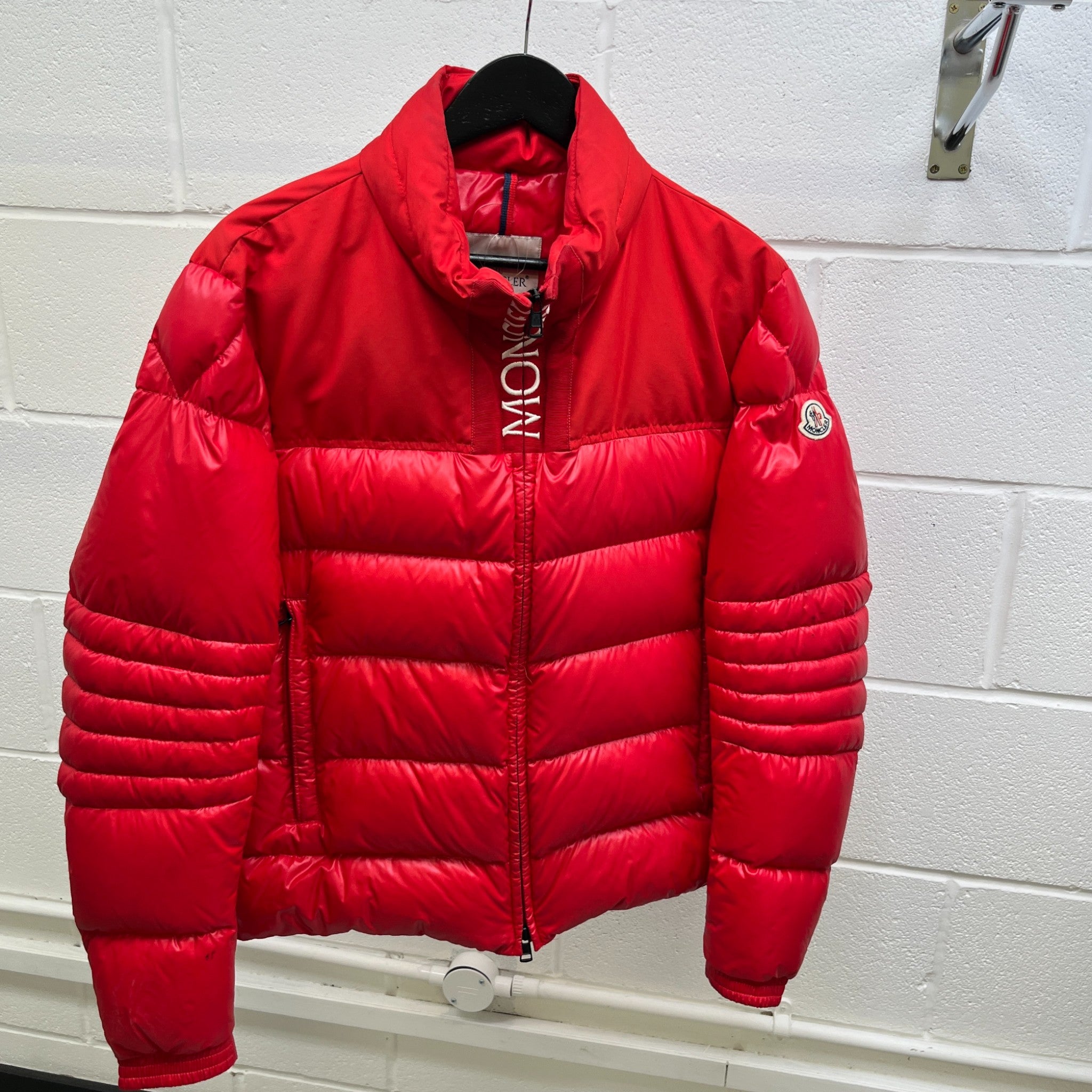 Men's Bruel Down Jacket Red Size 3 / L