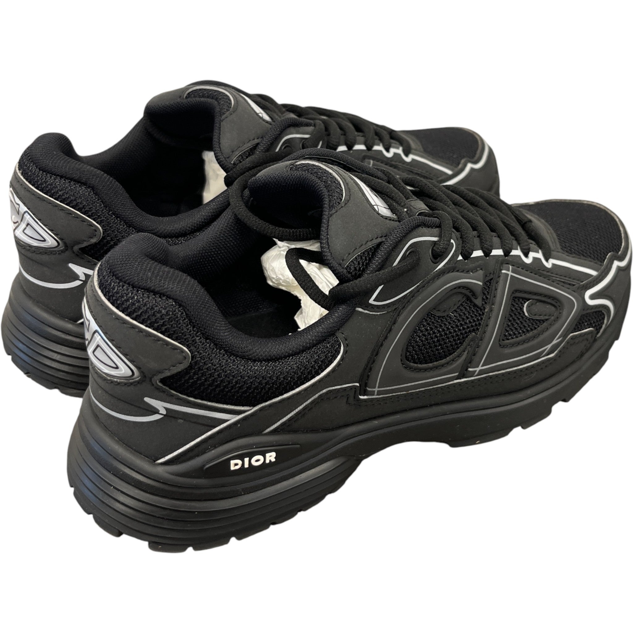 Men's B30 Low Trainers Black Size EU 41.5 / UK 7.5